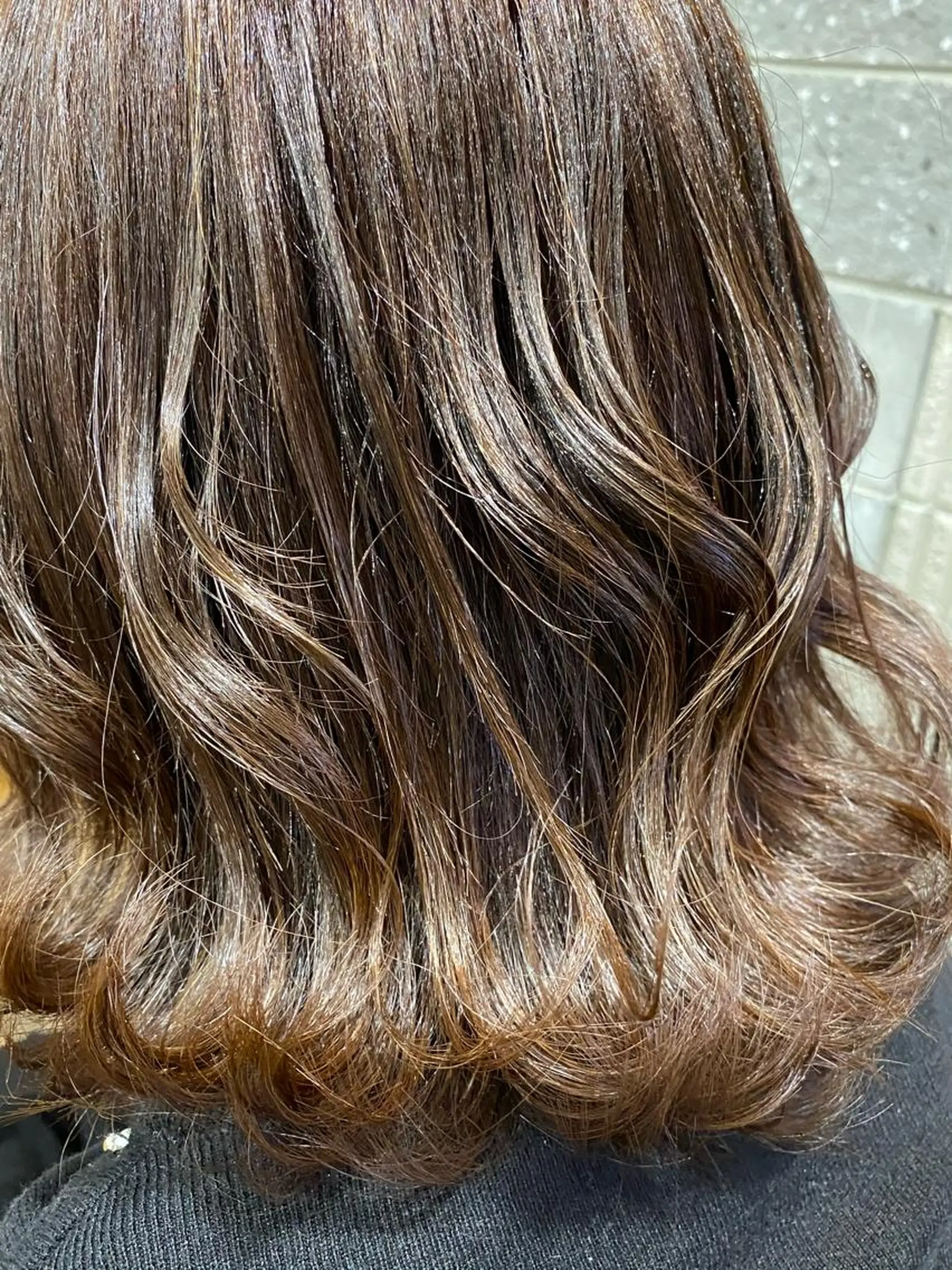 ミディアム カラー ヘアアレンジ ベージュカラー ブラウンカラー ハイライトカラー ハイライト 久米 治仁のヘアスタイル