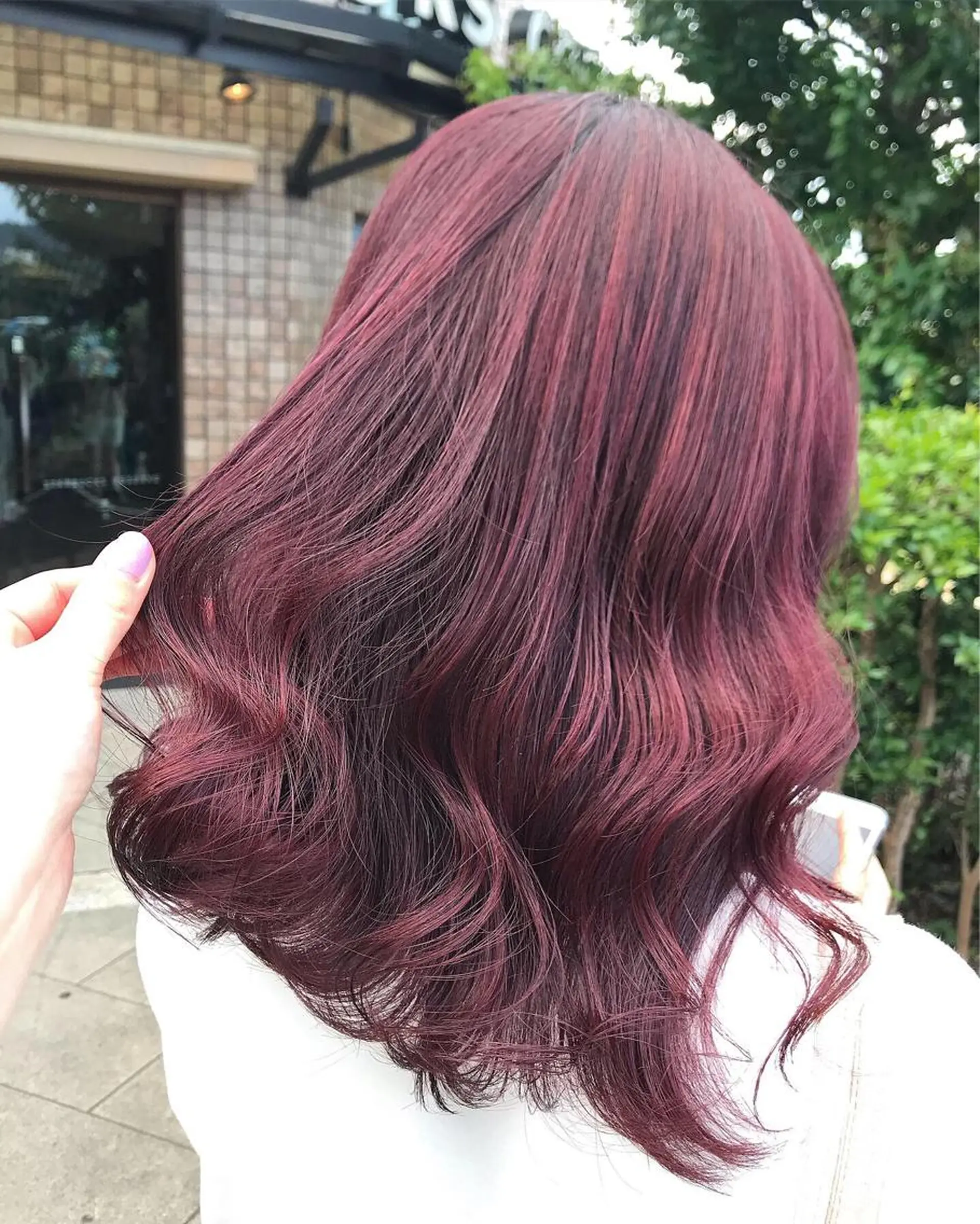 ミディアム カラー 烏丸韓国ヘア🇰🇷 ayaka🎀のヘアスタイル
