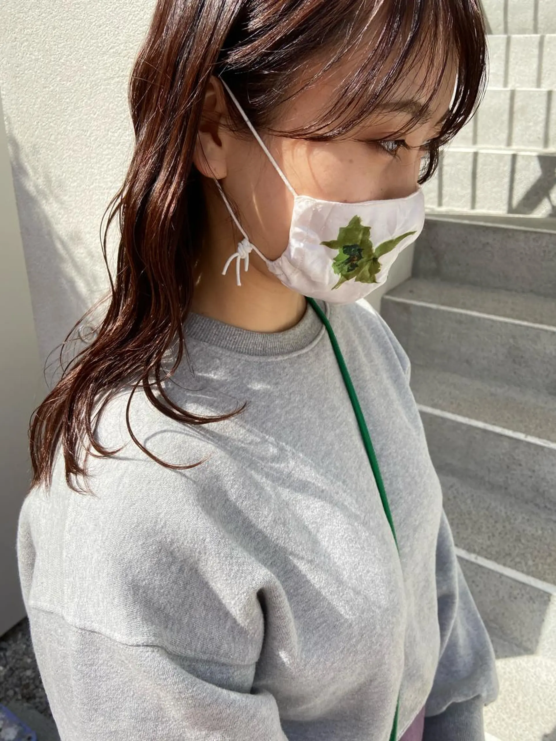 セミロング カラー ヘアアレンジ satsuki 暖色・ブラウンカラーのヘアスタイル