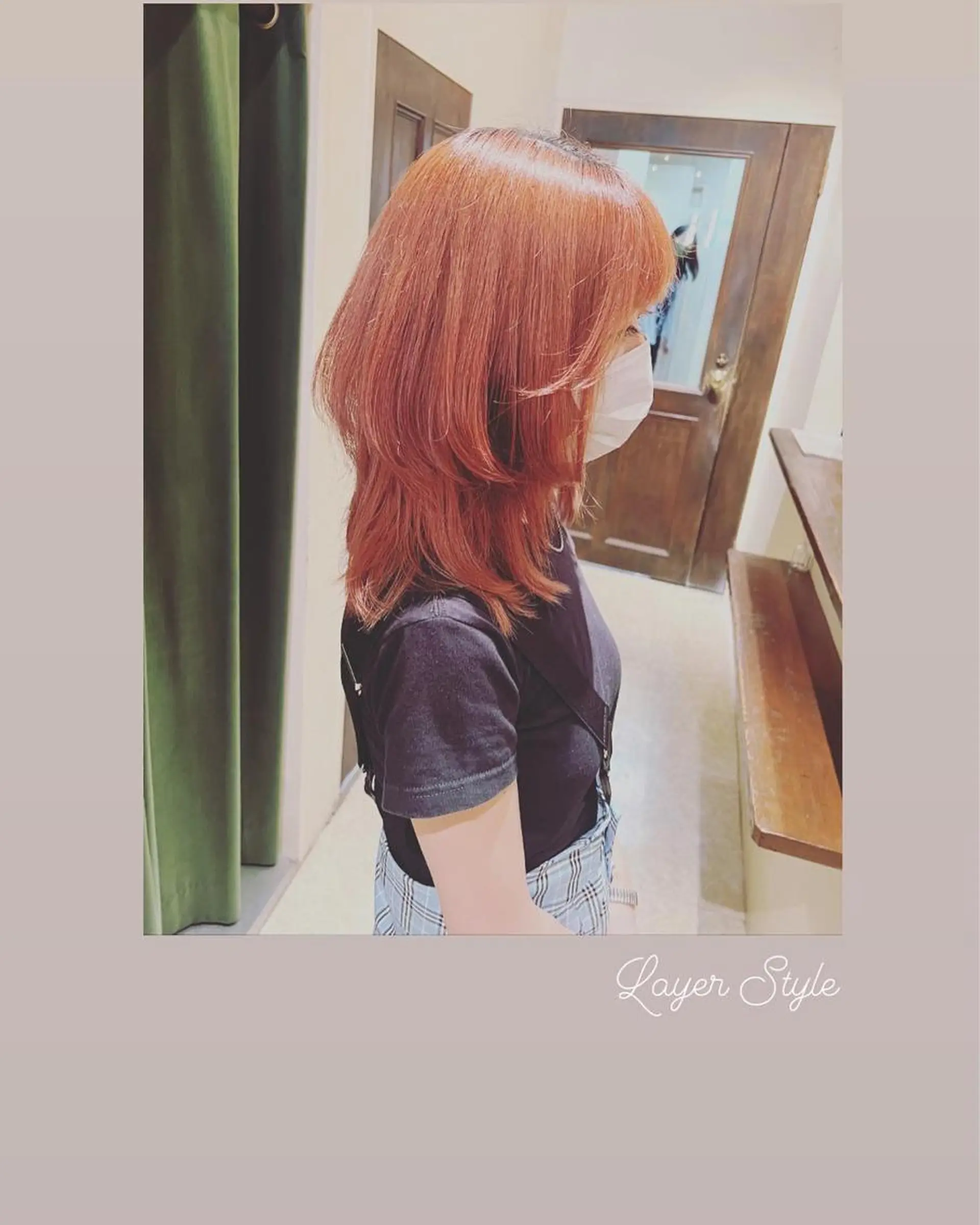 セミロング くびれヘア くびれレイヤー レイヤーカット ハイライト/インナー /ブリーチ/レイヤーのヘアスタイル