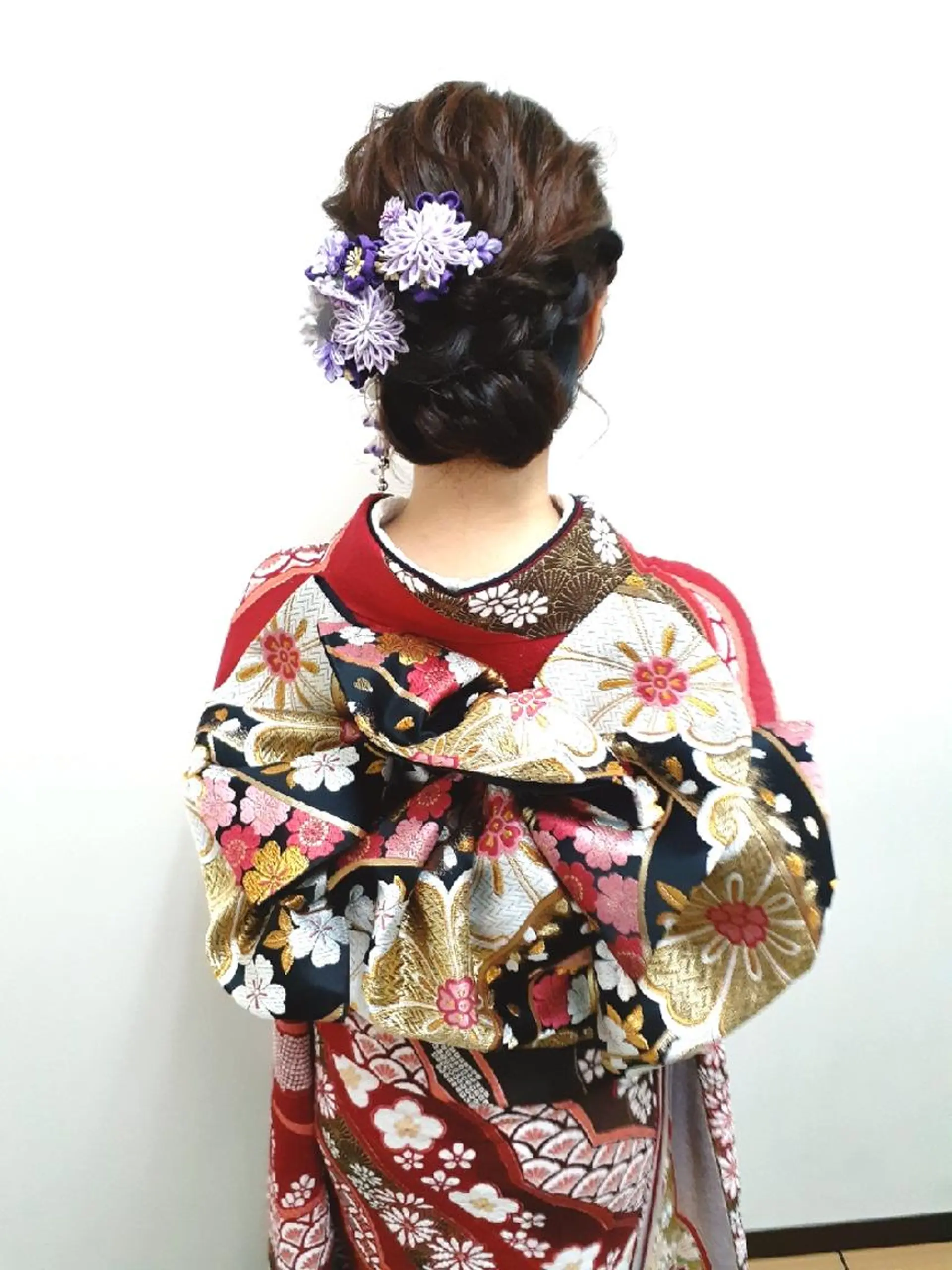 ロング ヘアアレンジ 着付け Hair&Make  Delight*のヘアスタイル