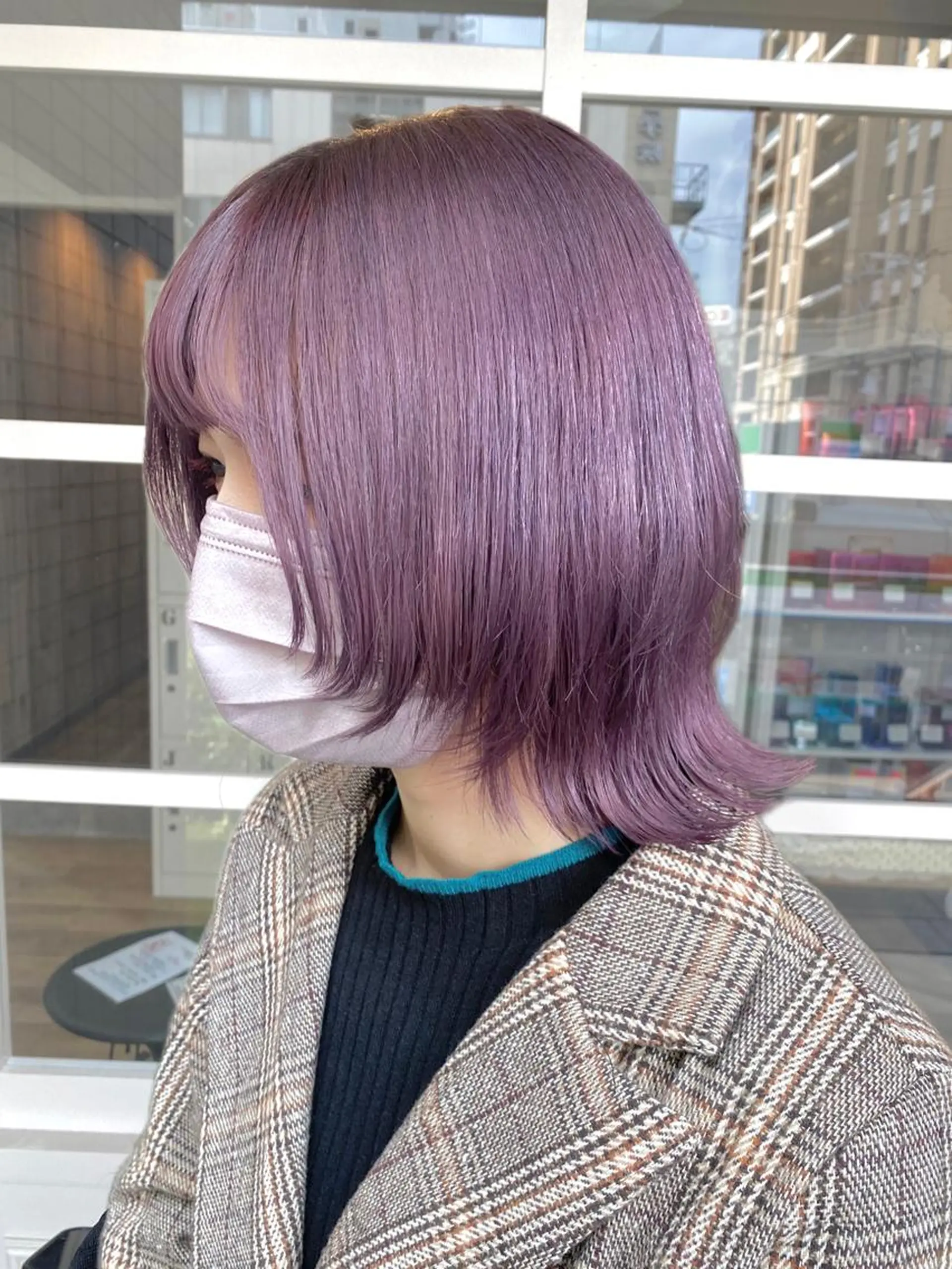 ミディアム カラー 韓国×髪質改善カラー 💎hinaのヘアスタイル