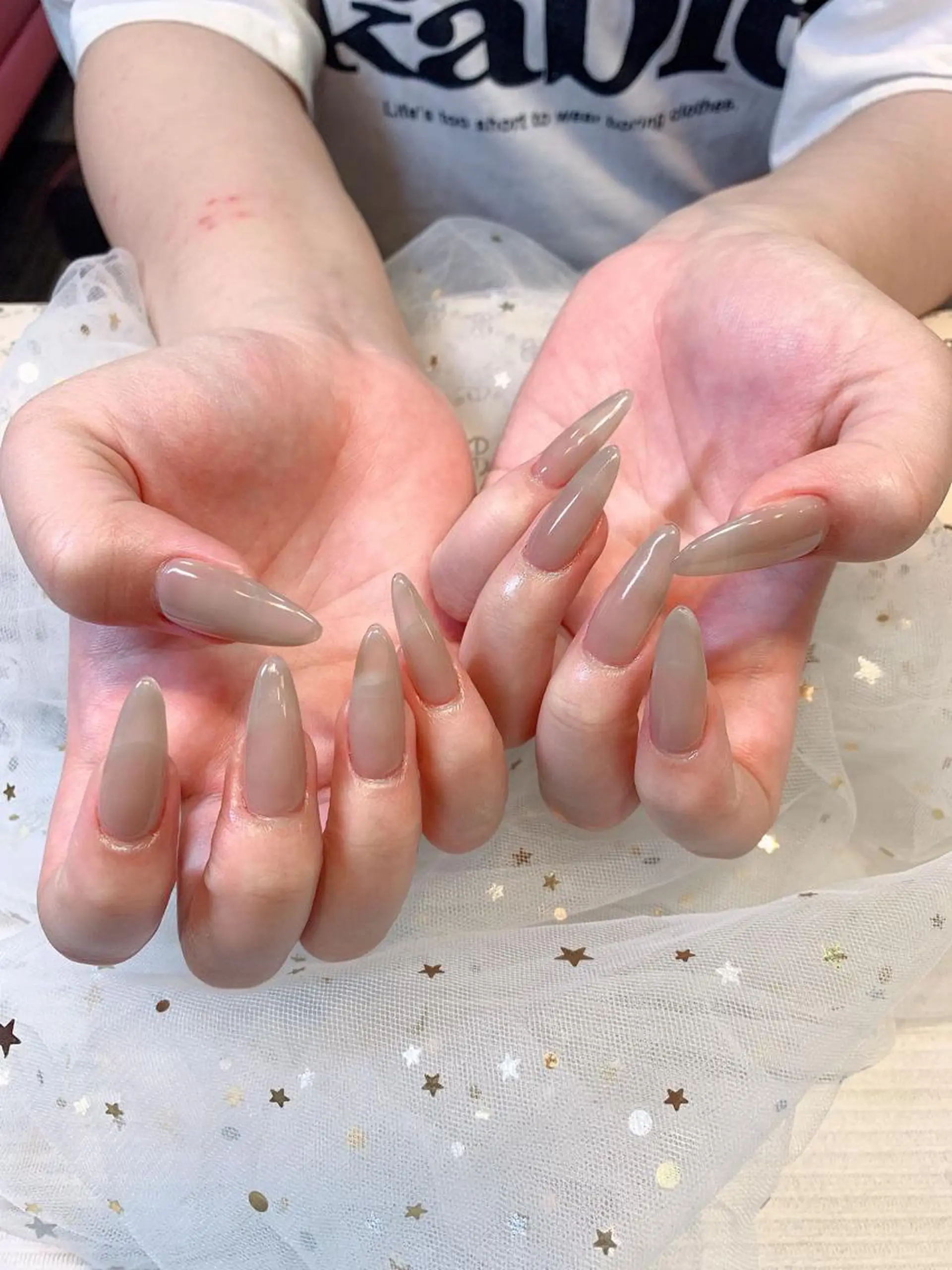 セミロング カラー ネイル ハンドネイル Ryoko Nailのネイルデザイン