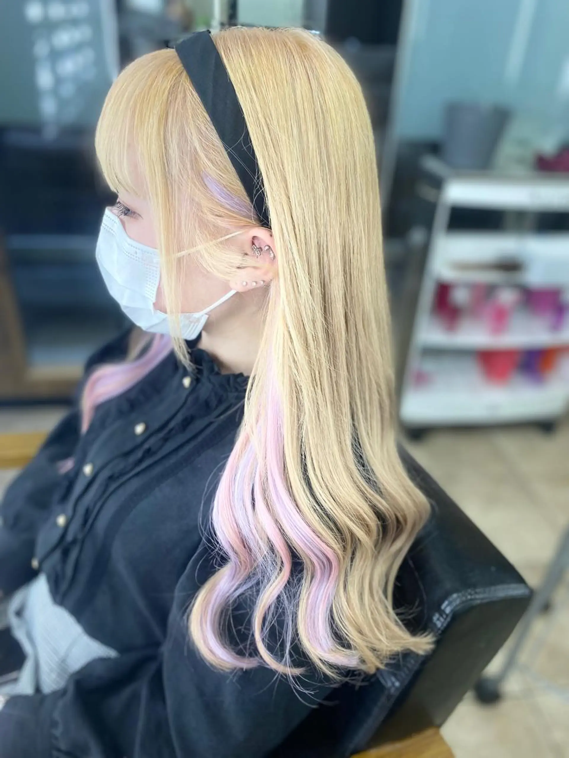 セミロング カット ヘアカラー トリートメント エクステ 🦋 SHION 🦋のヘアスタイル