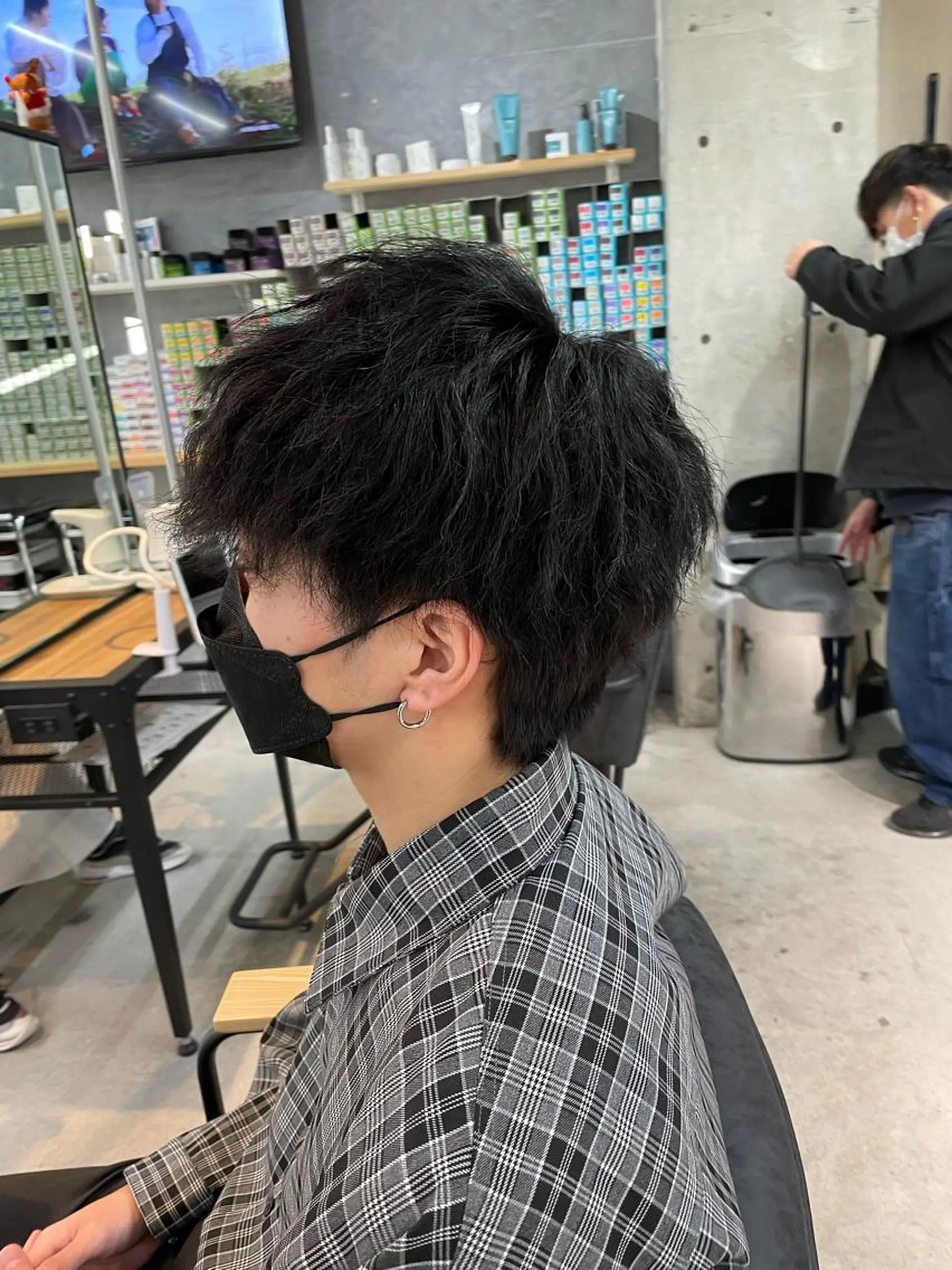 ショート パーマ メンズ メンズ韓国ヘア👹 KAJIのヘアスタイル