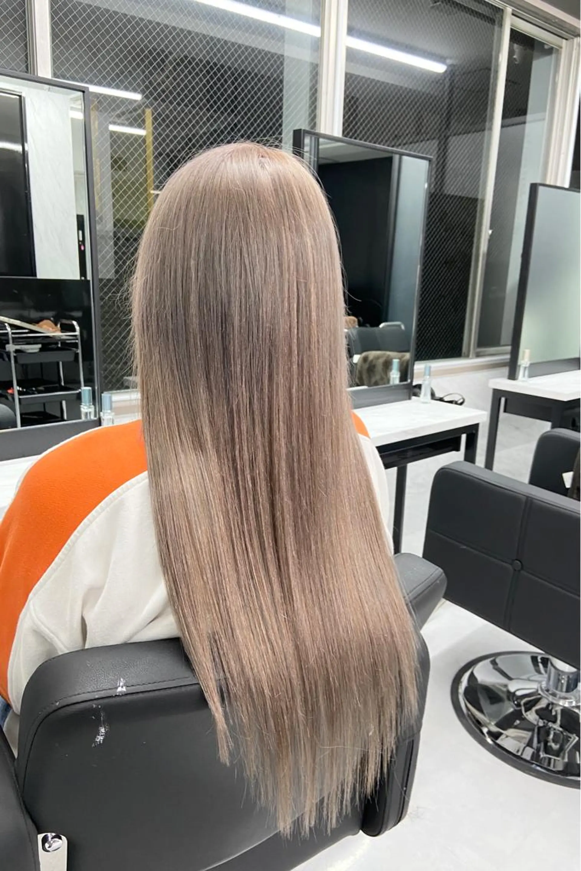 ロング カラー ハイトーンカラー ミルボンAujua認定サロン Ria  OSAKA 梅田所属・メンズ特化/ マンツーマン/Ryuのヘアスタイル