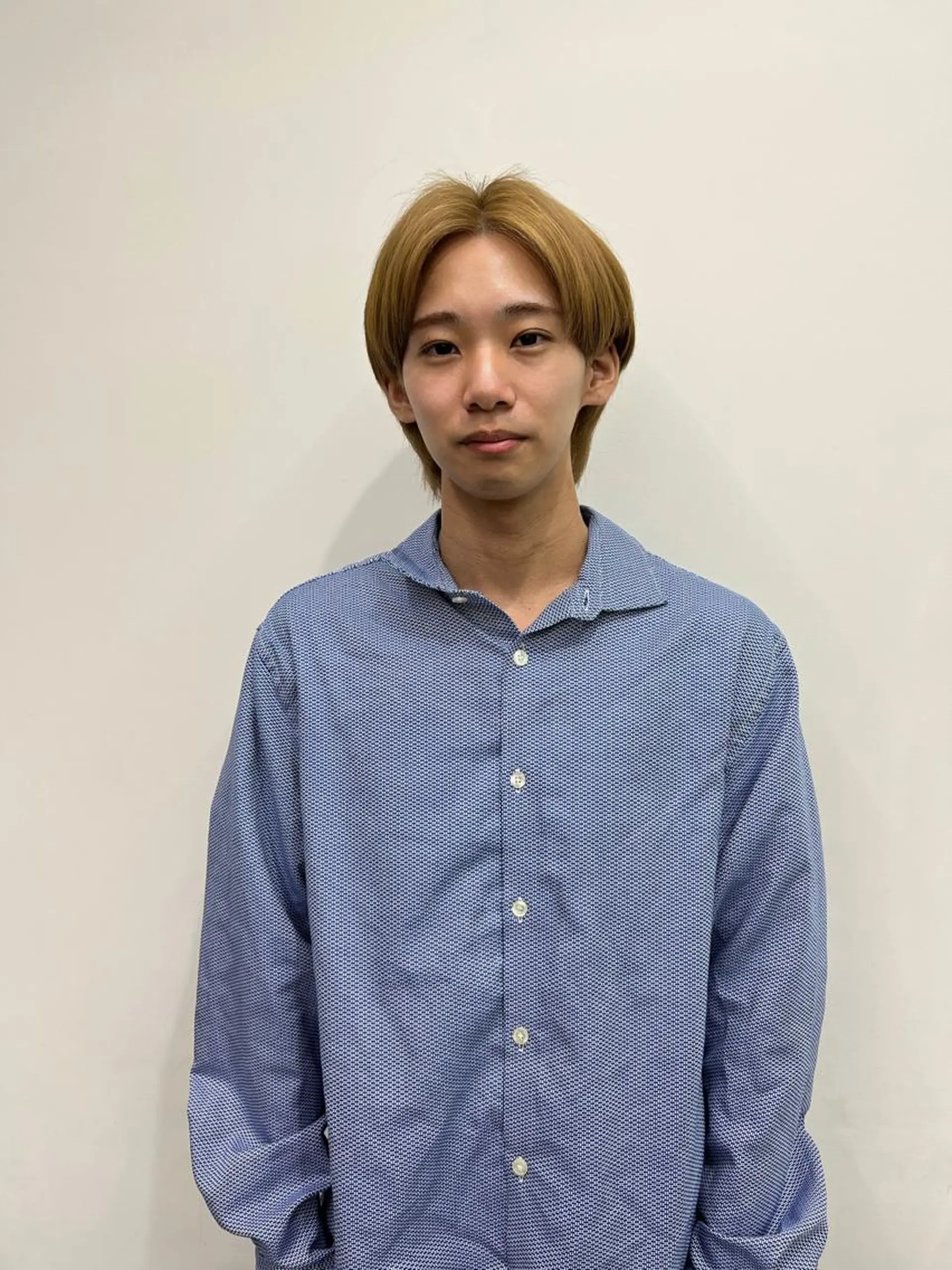 ショート カラー メンズ 舟橋耀/ブリーチカラ ー/レイヤーカットのヘアスタイル