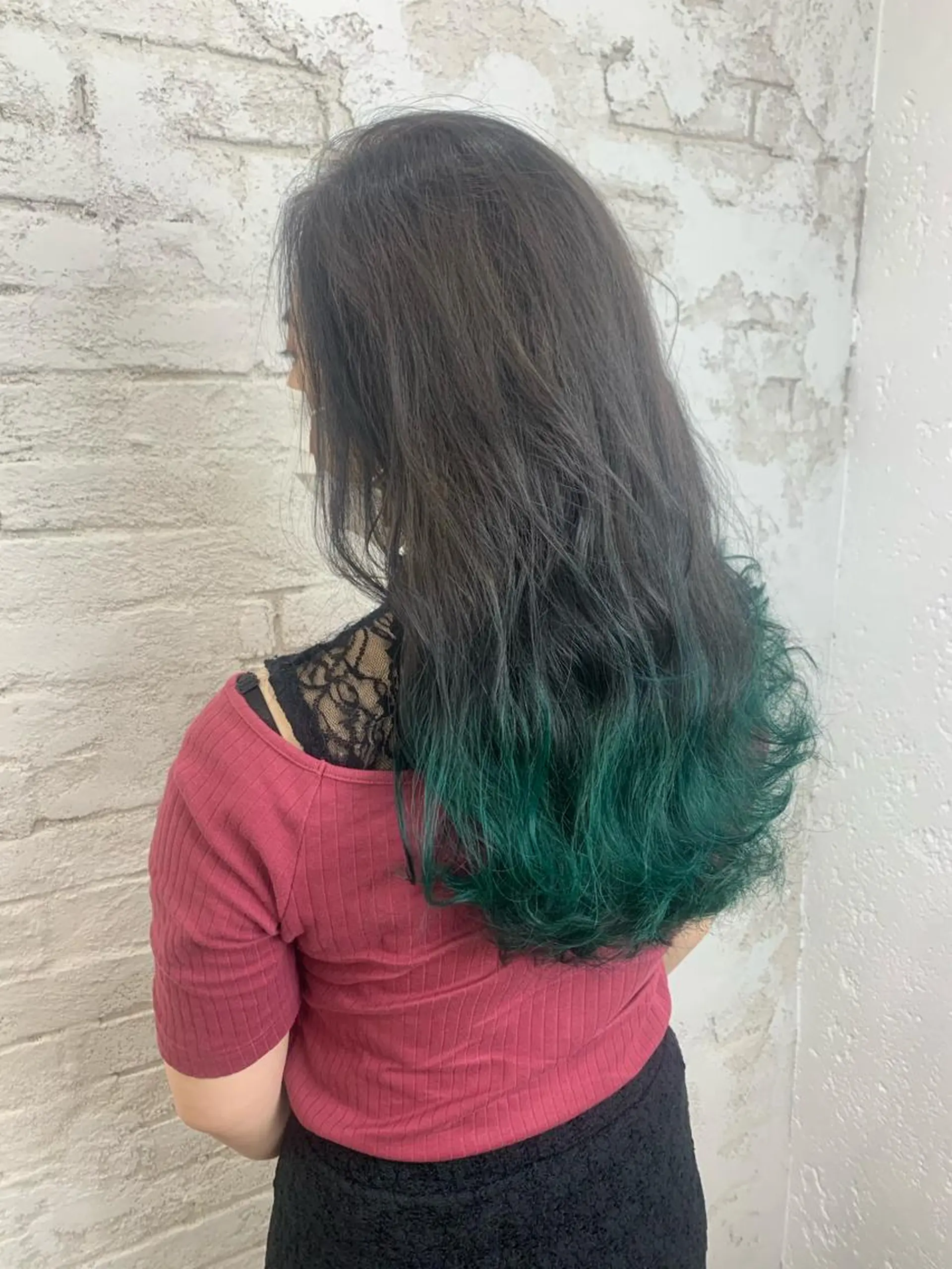 セミロング カラー アッシュ トリートメント ヘアカラー ヘアセット 韓国ヘア✨グレージュ カラーasamiのヘアスタイル