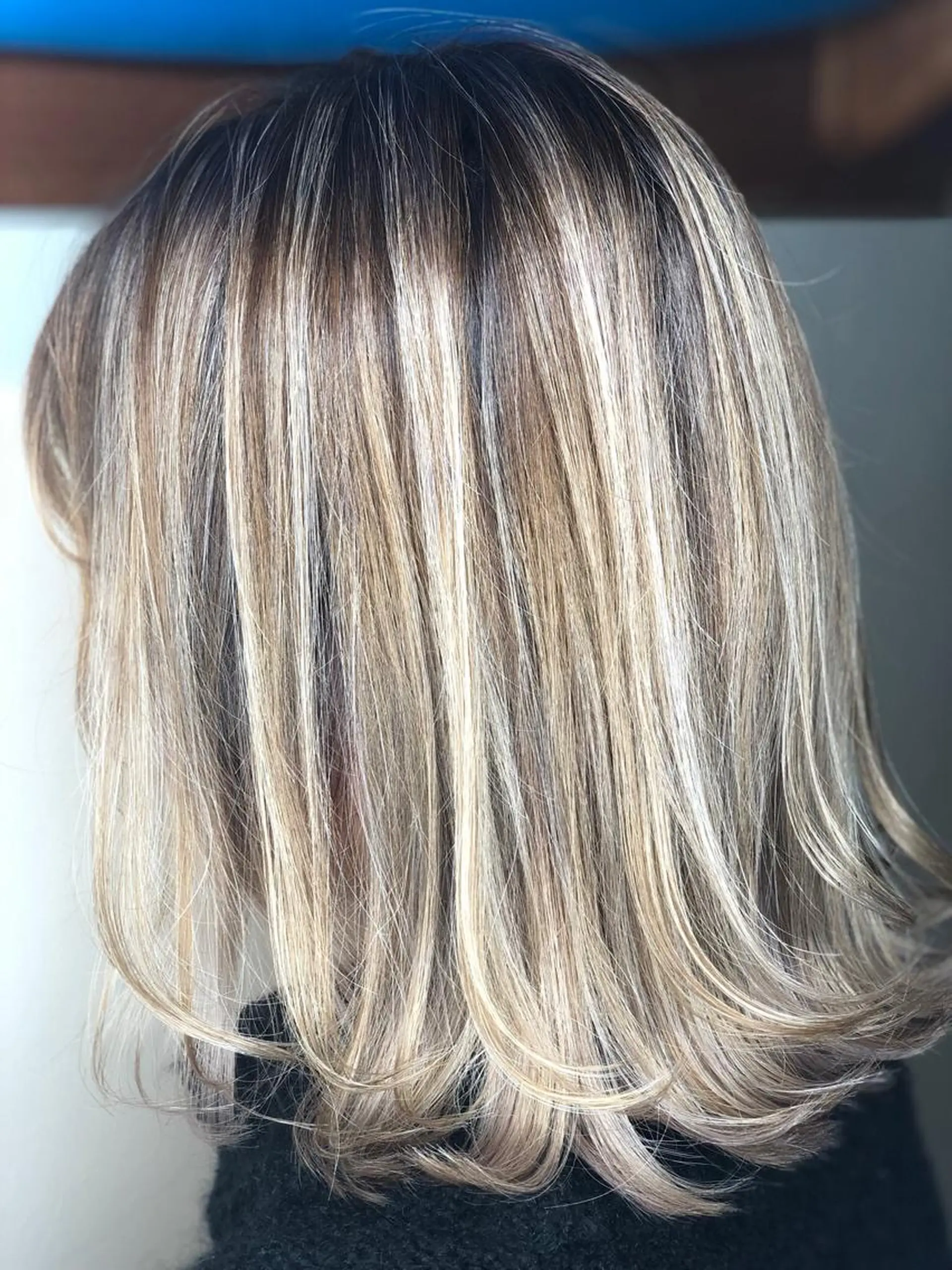 ミディアム カラー 透明感カラー ダブルカラー ハイライトカラー ハイライト ✨三澤 舜✨のヘアスタイル