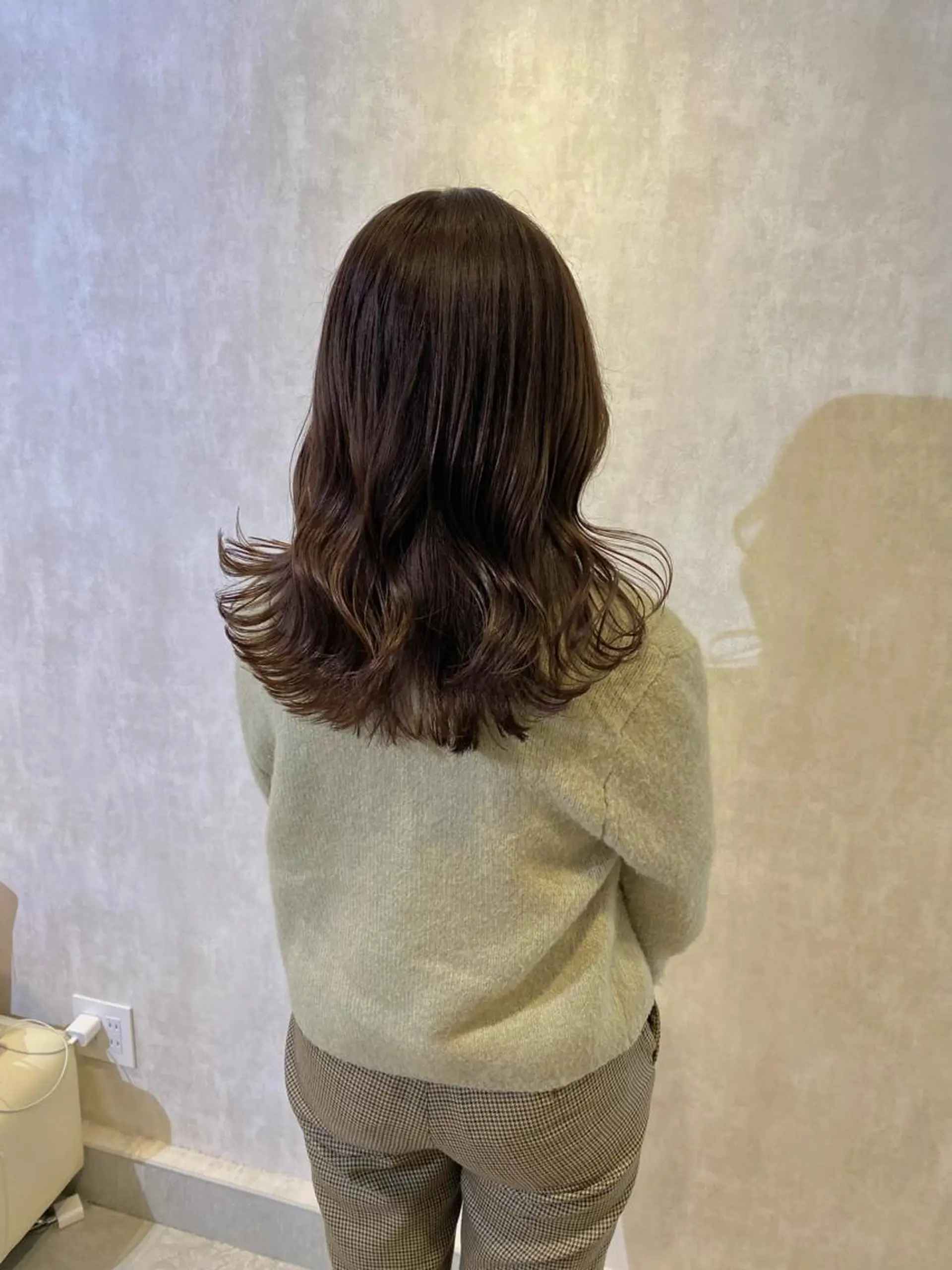 ロング カラー ベージュカラー ブラウンカラー 韓国風ヘア カット ヘアカラー トリートメント ボブ/縮毛矯正/ レイヤー/塚田のヘアスタイル