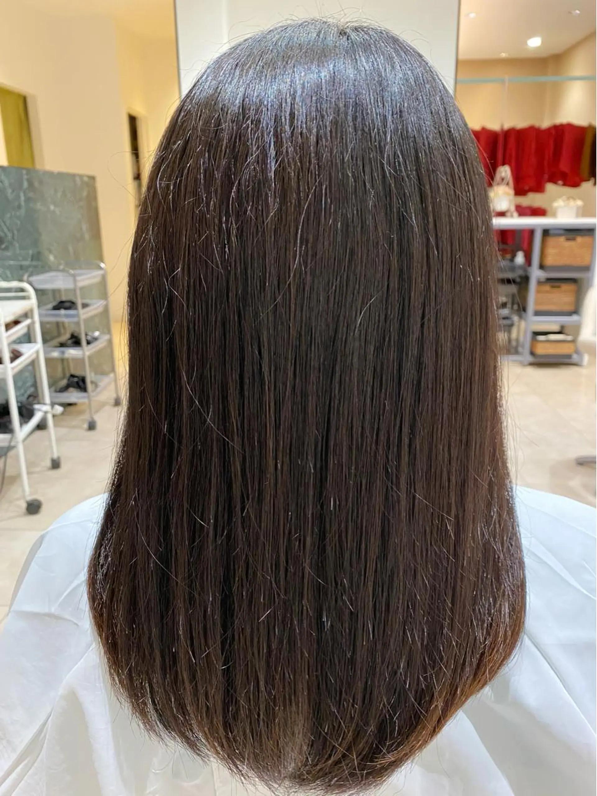 ロング タナカ レイヤのヘアスタイル