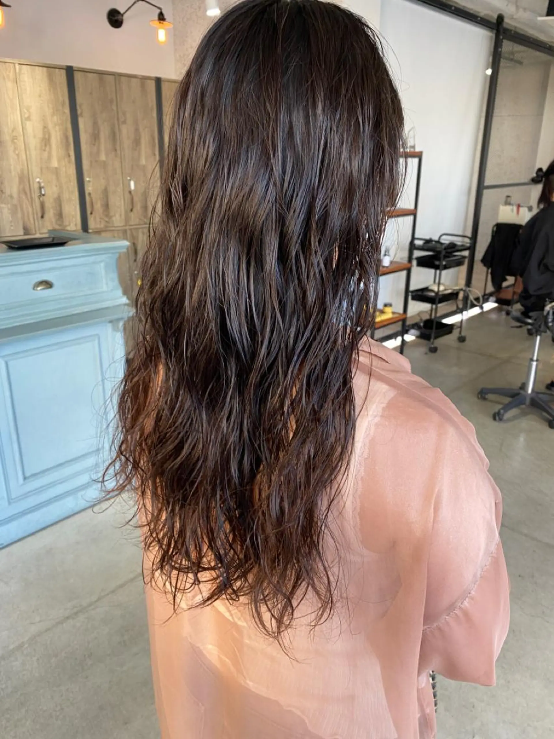 ロング パーマ KOOKI スティードトーキョーのヘアスタイル