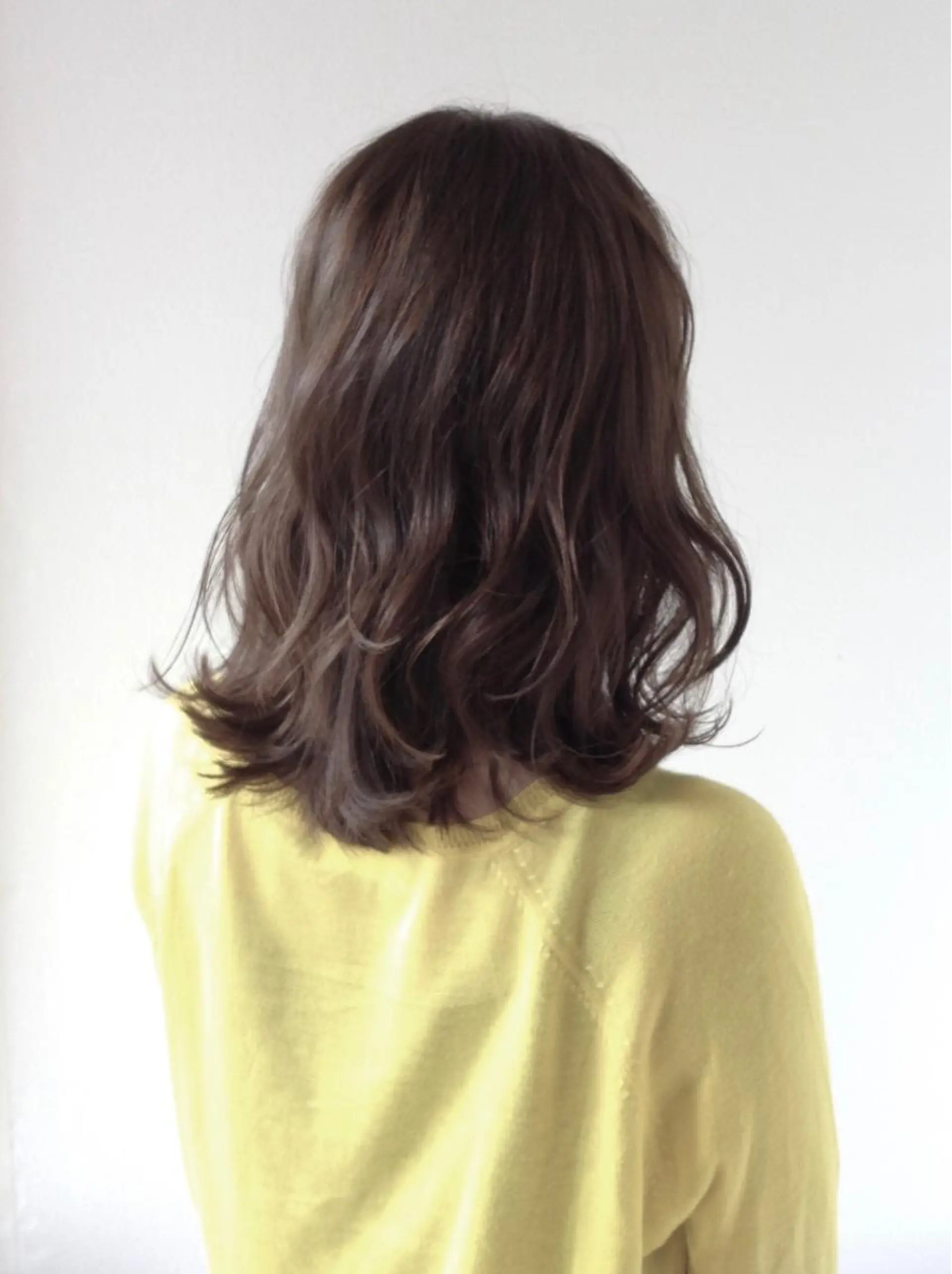 ミディアム カラー アッシュ 透明感カラー イルミナカラー オレンジ エイジングケア特化 美容師✂️山崎竜二のヘアスタイル