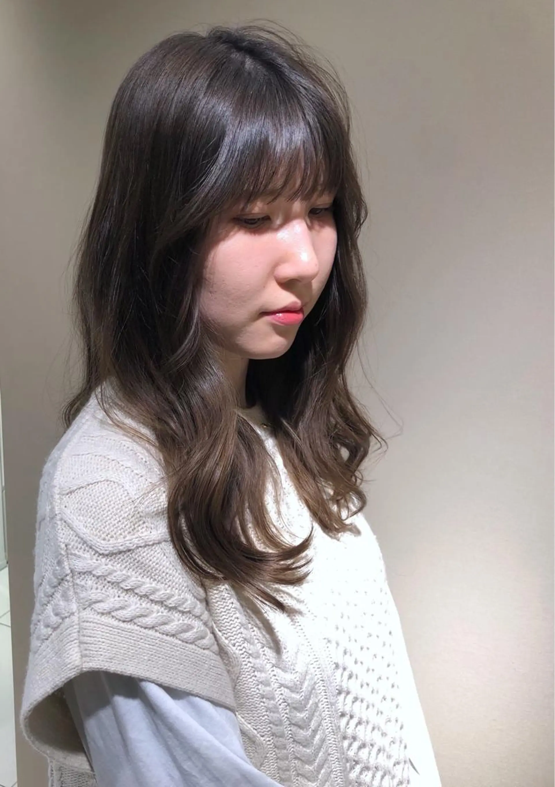 ロング カラー 韓国風ヘア 🇰🇷清水しいなのヘアスタイル