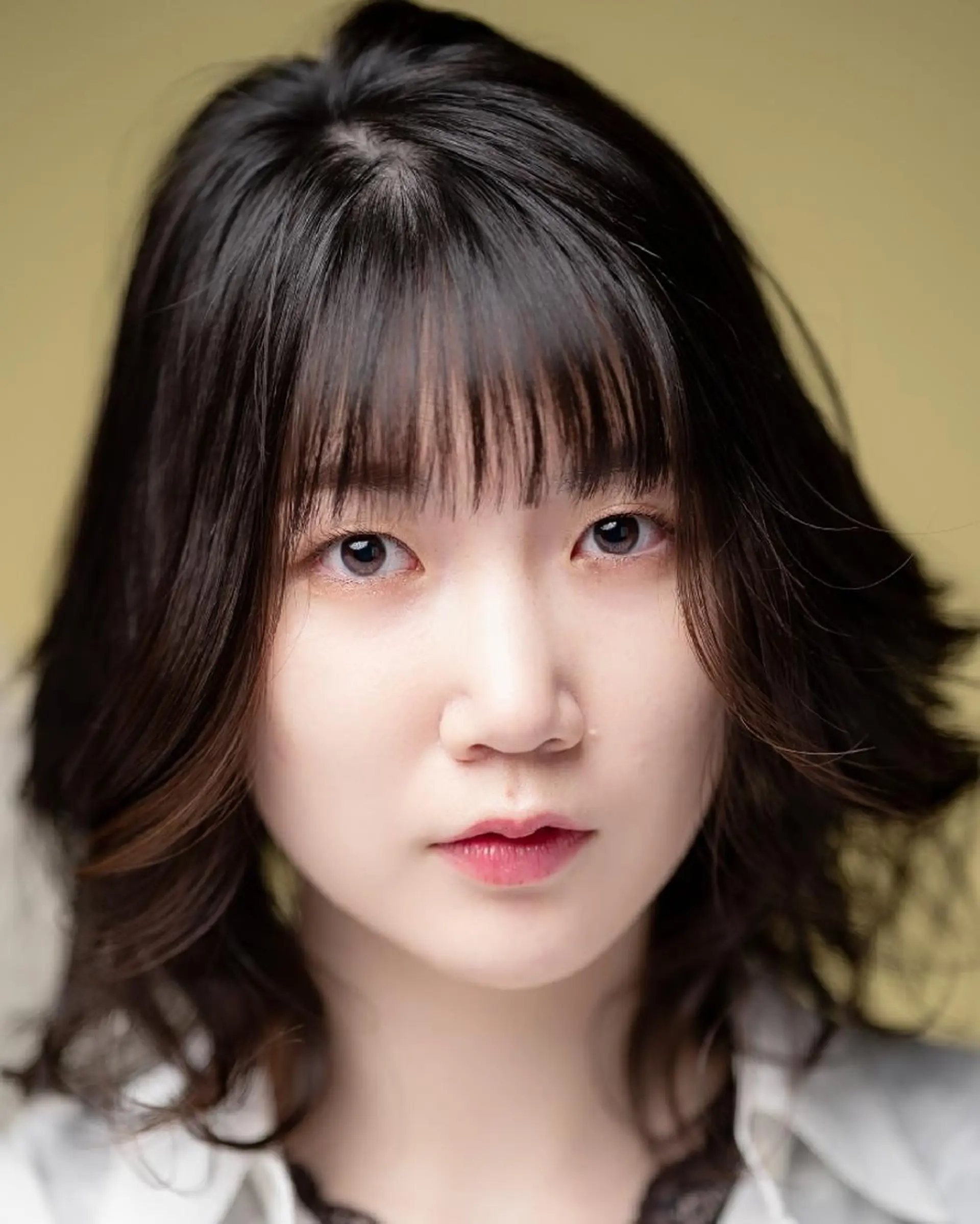 ミディアム カラー パーマ 松尾 泰伸のヘアスタイル