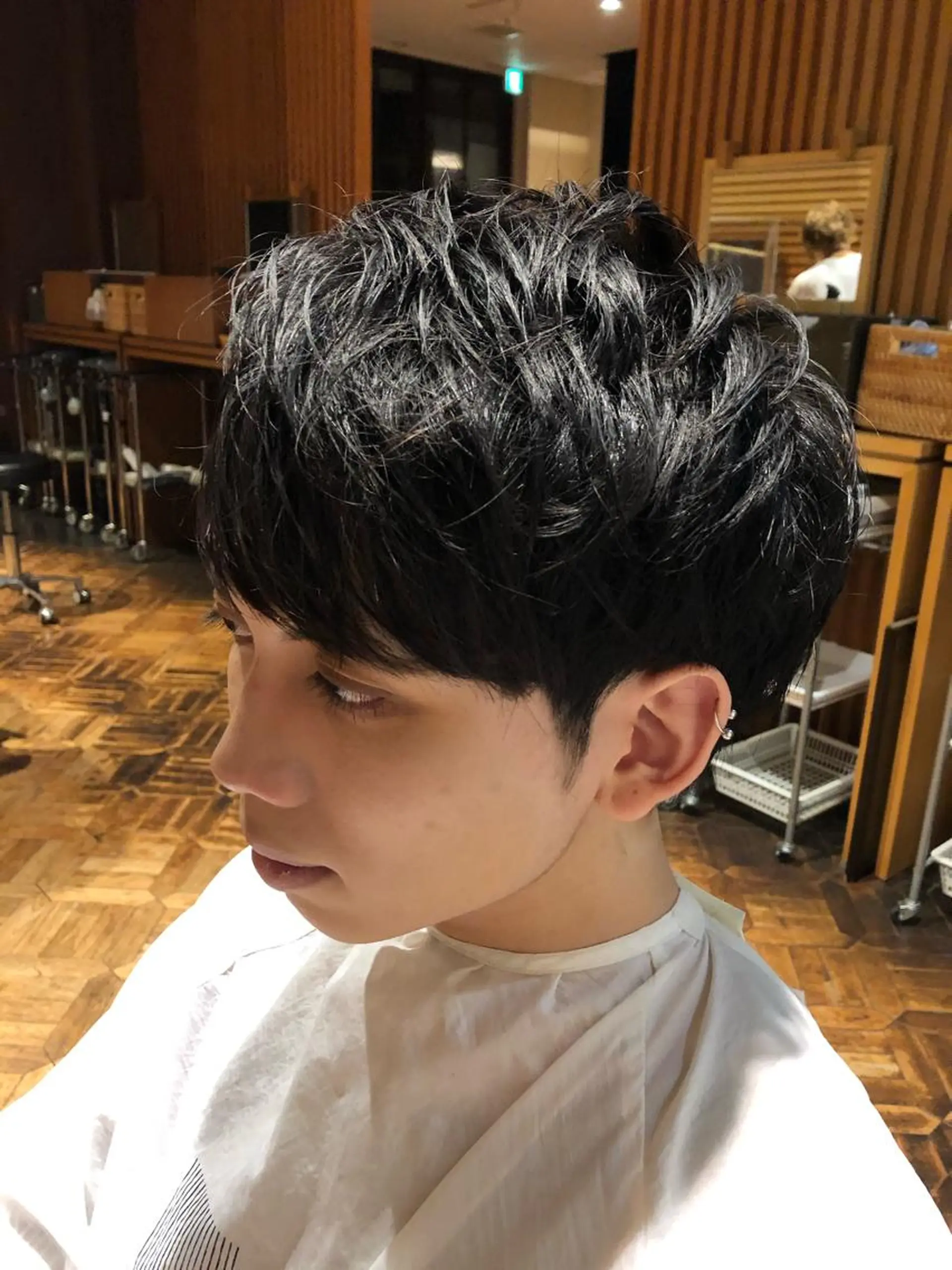 ショート 高山🐬髪質改善 池袋で縮毛矯正のヘアスタイル