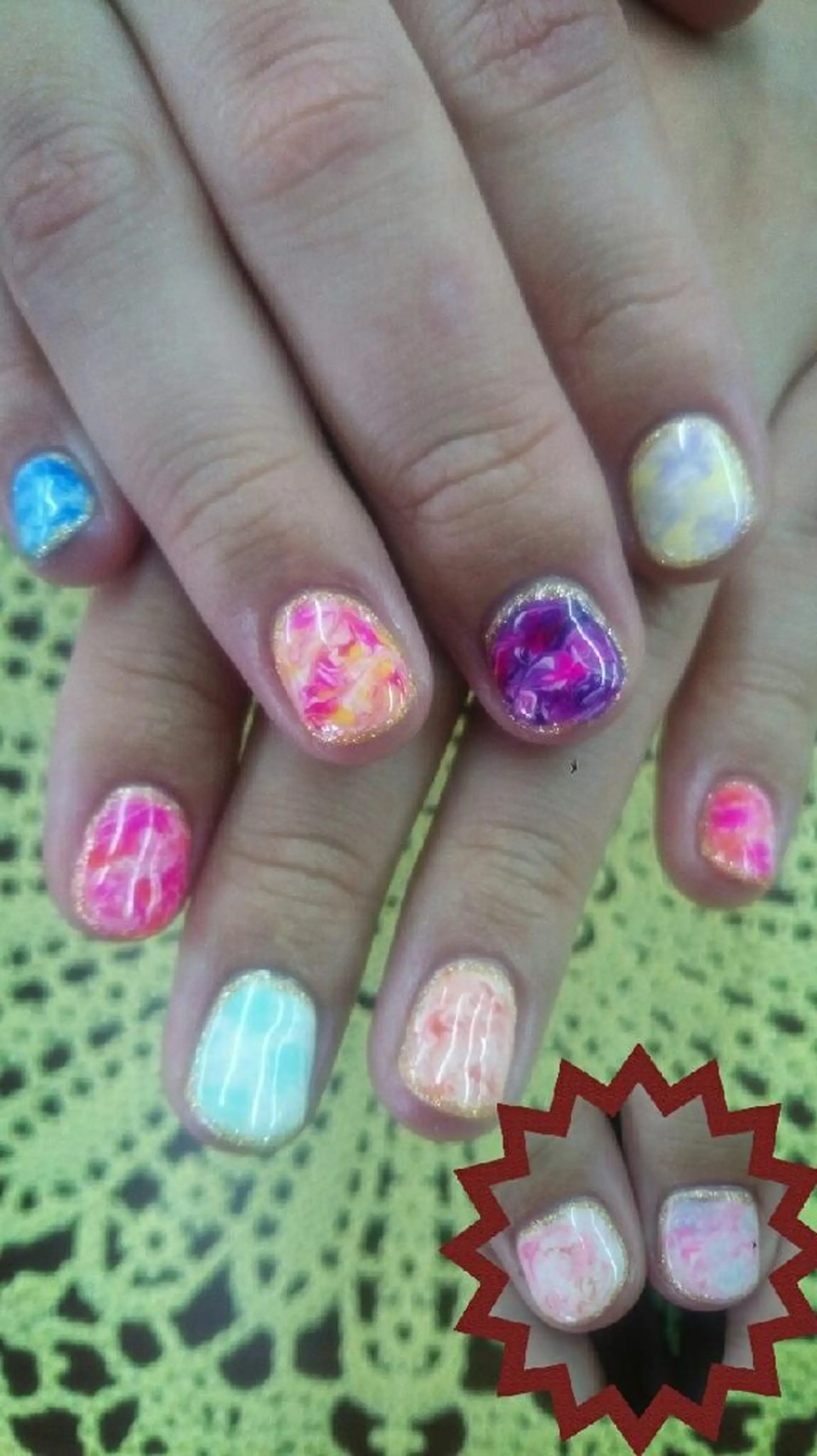 ネイル 與儀 知佳のネイルデザイン