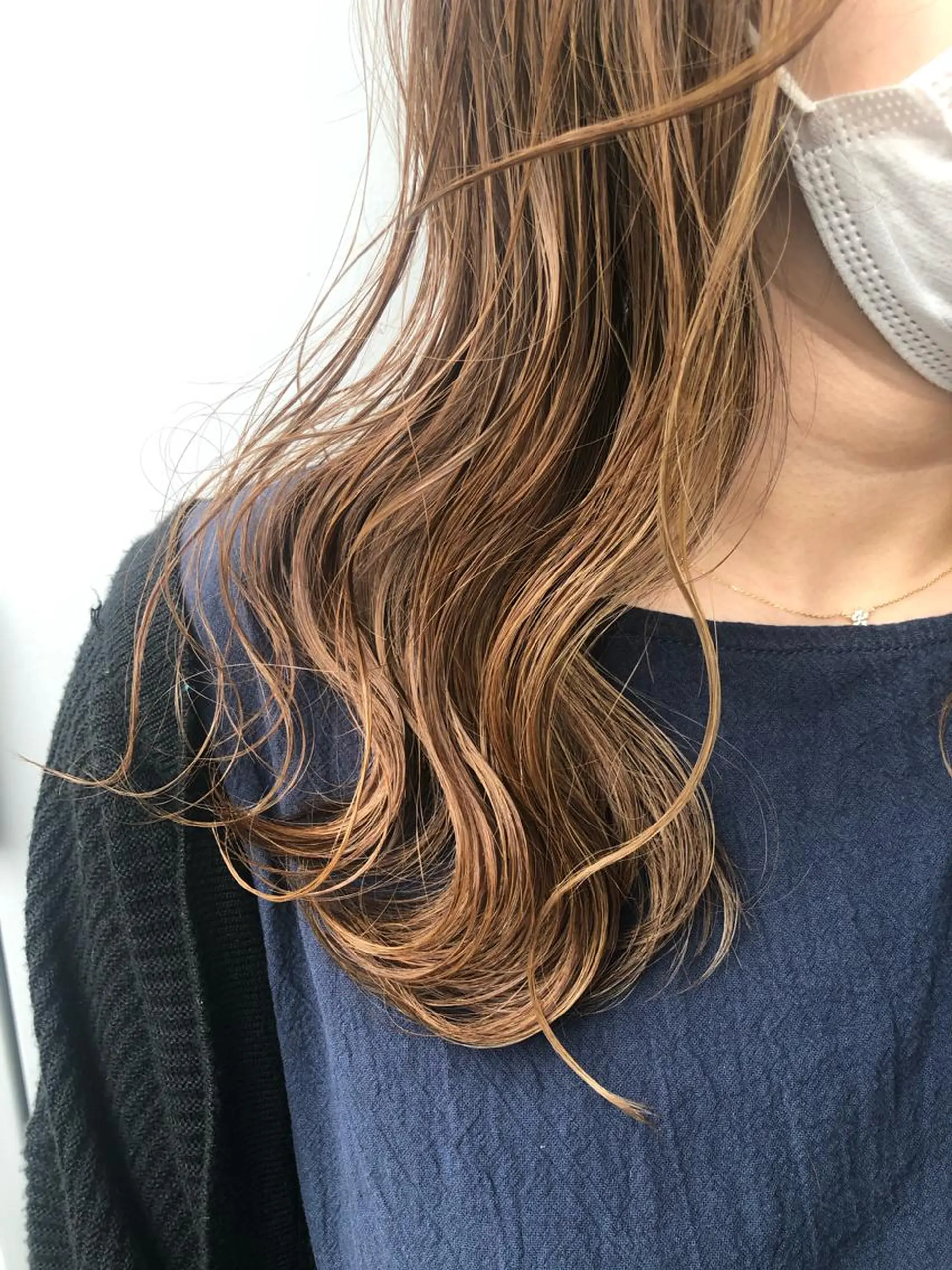 セミロング カラー ヘアアレンジ ヘアカラー トリートメント ヘッドスパ Nero✂︎ officialのヘアスタイル