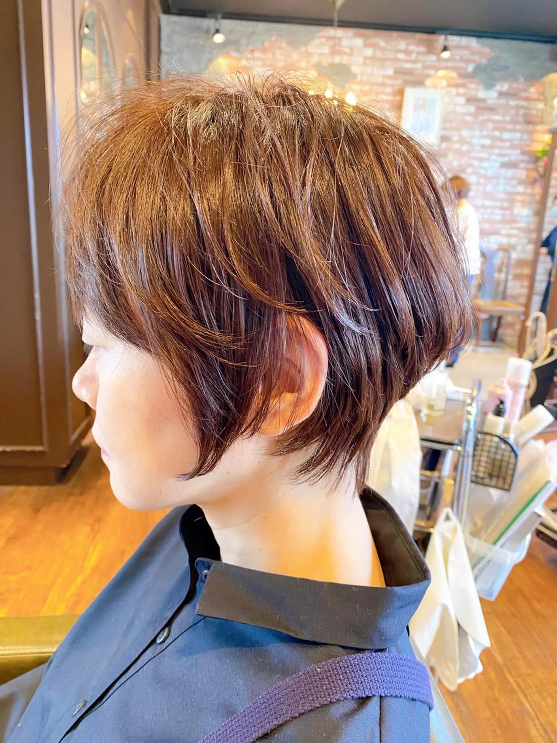 ショート カット 似合わせの達人🔥 石川就平のヘアスタイル