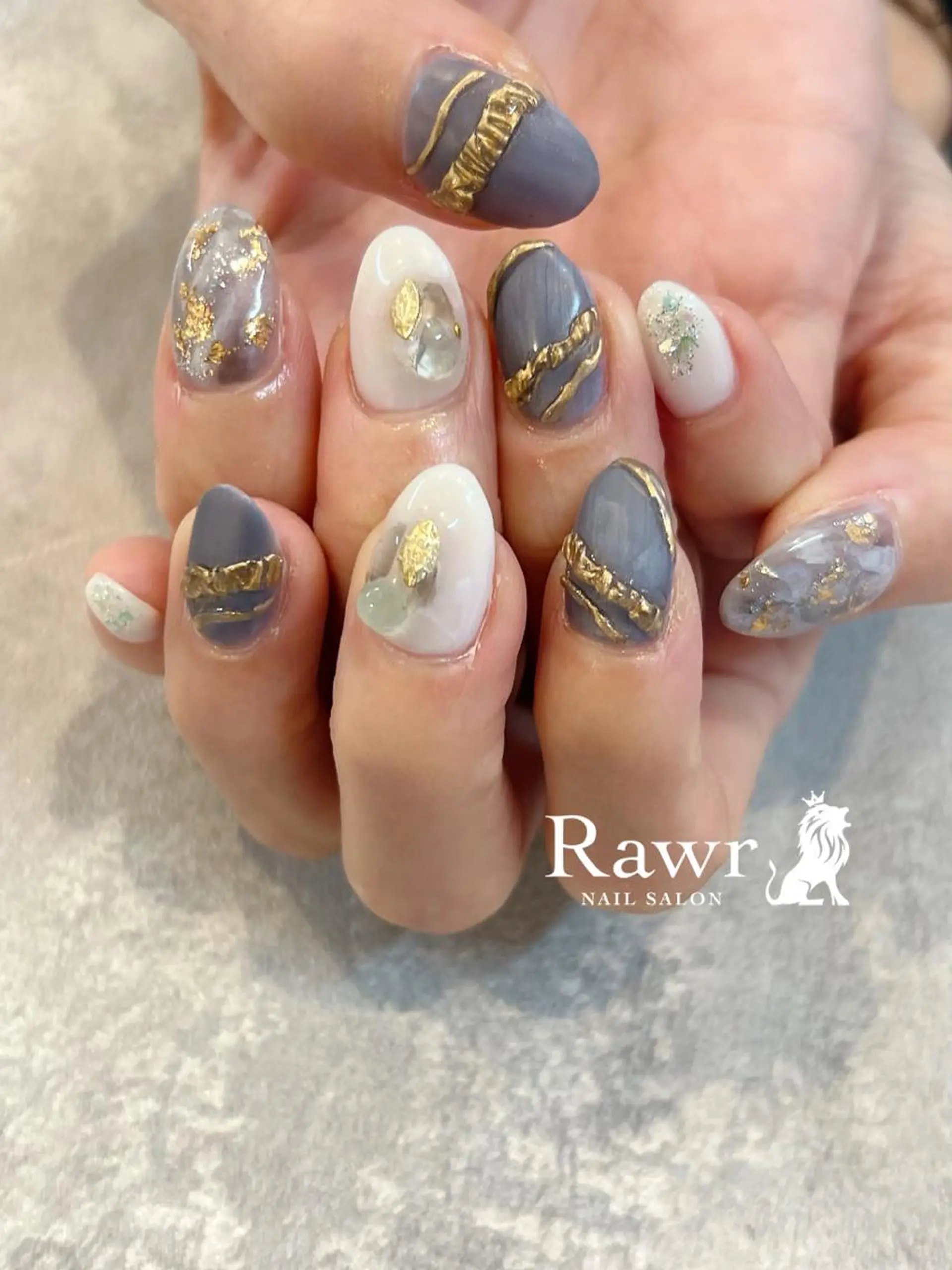 ネイル ハンドネイル Rawr / saoriのネイルデザイン