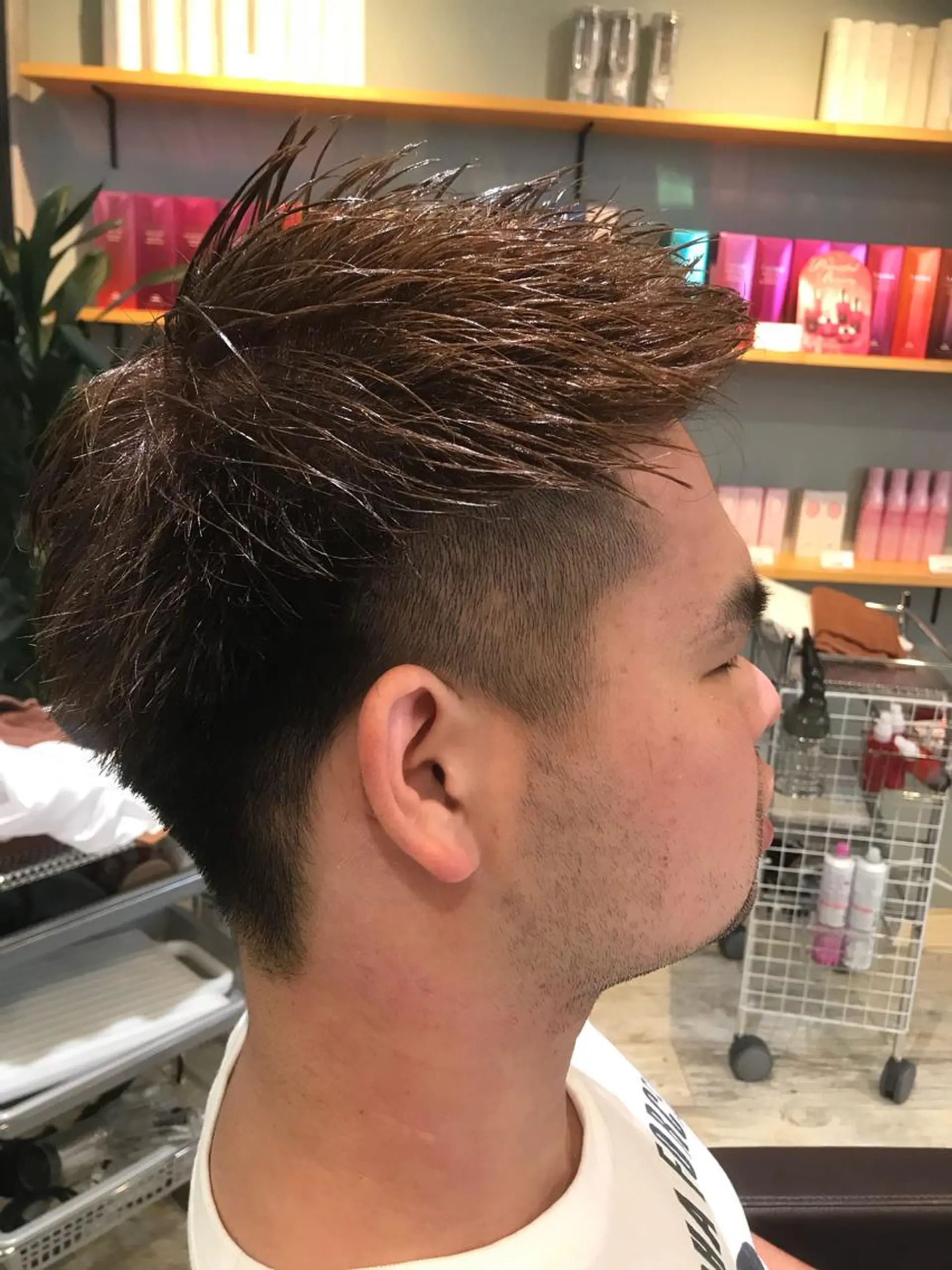 ショート カラー パーマ ヘアアレンジ メンズ キッズ ネイル マツエク・マツパ ヘアカラー トリートメント EnBlesS西宮 マンツーマン神道有基のヘアスタイル