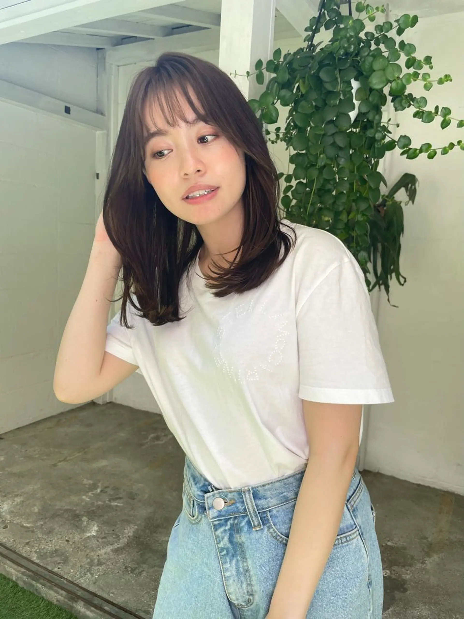 ミディアム カラー カット ヘアカラー トリートメント ヘアセット 髪質改善特化 🫧松野力也のヘアスタイル