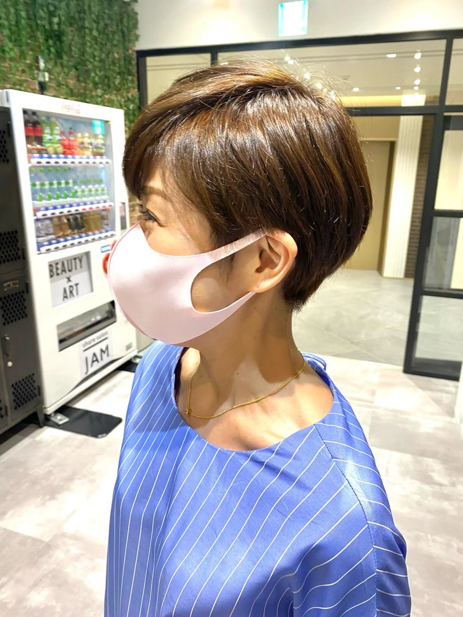 ショート カラー ショートヘア しおり/パーマ/ newi町田のヘアスタイル