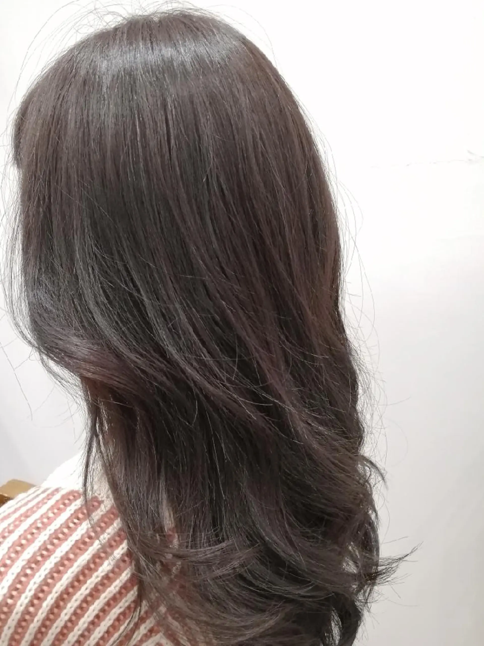 セミロング ヘアカラー トリートメント ✨METEO導入店✨ 髪質改善×縮毛矯正のヘアスタイル