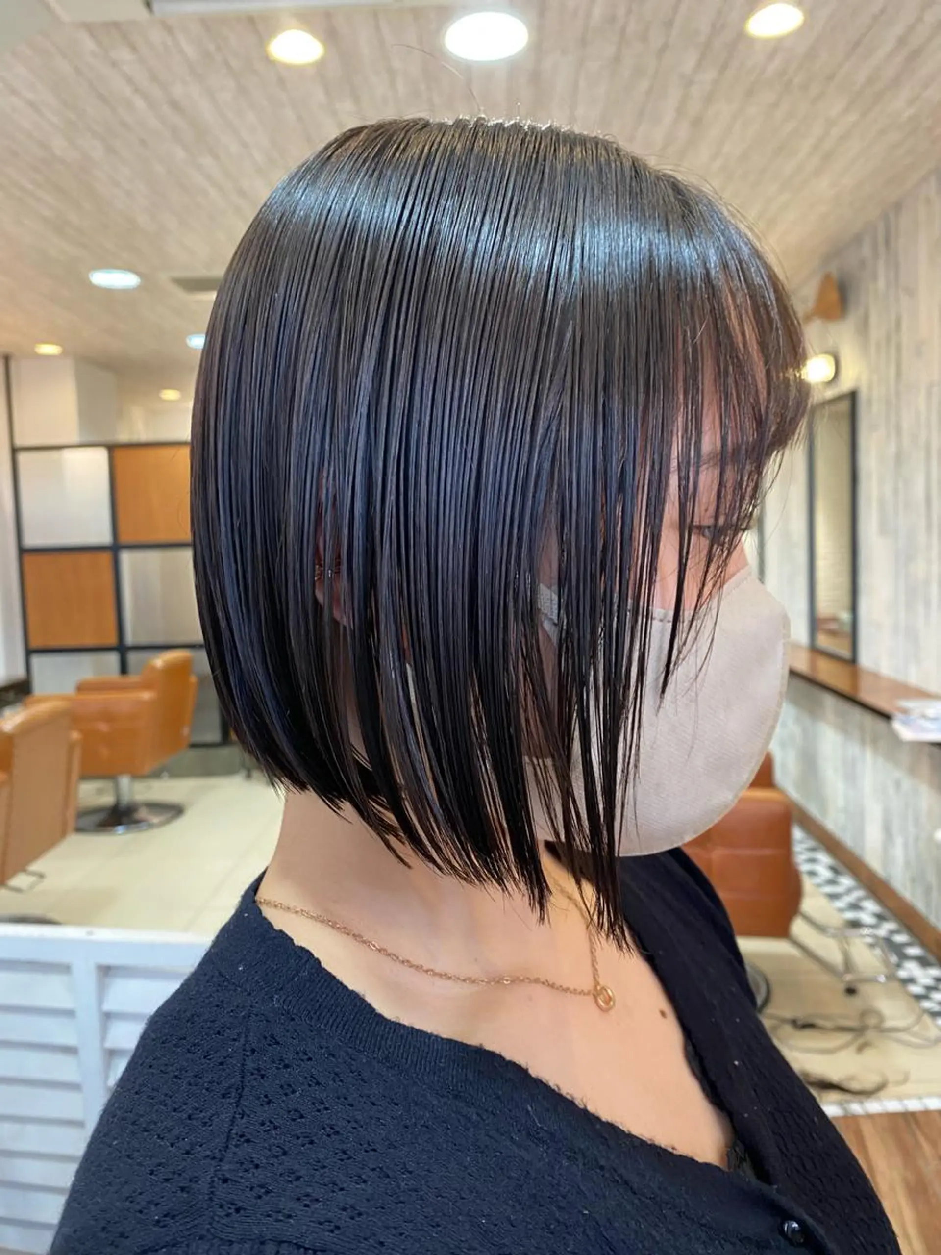 ショート カット ヘアカラー トリートメント くびれショート・ボブ カットorパーマ特化のヘアスタイル
