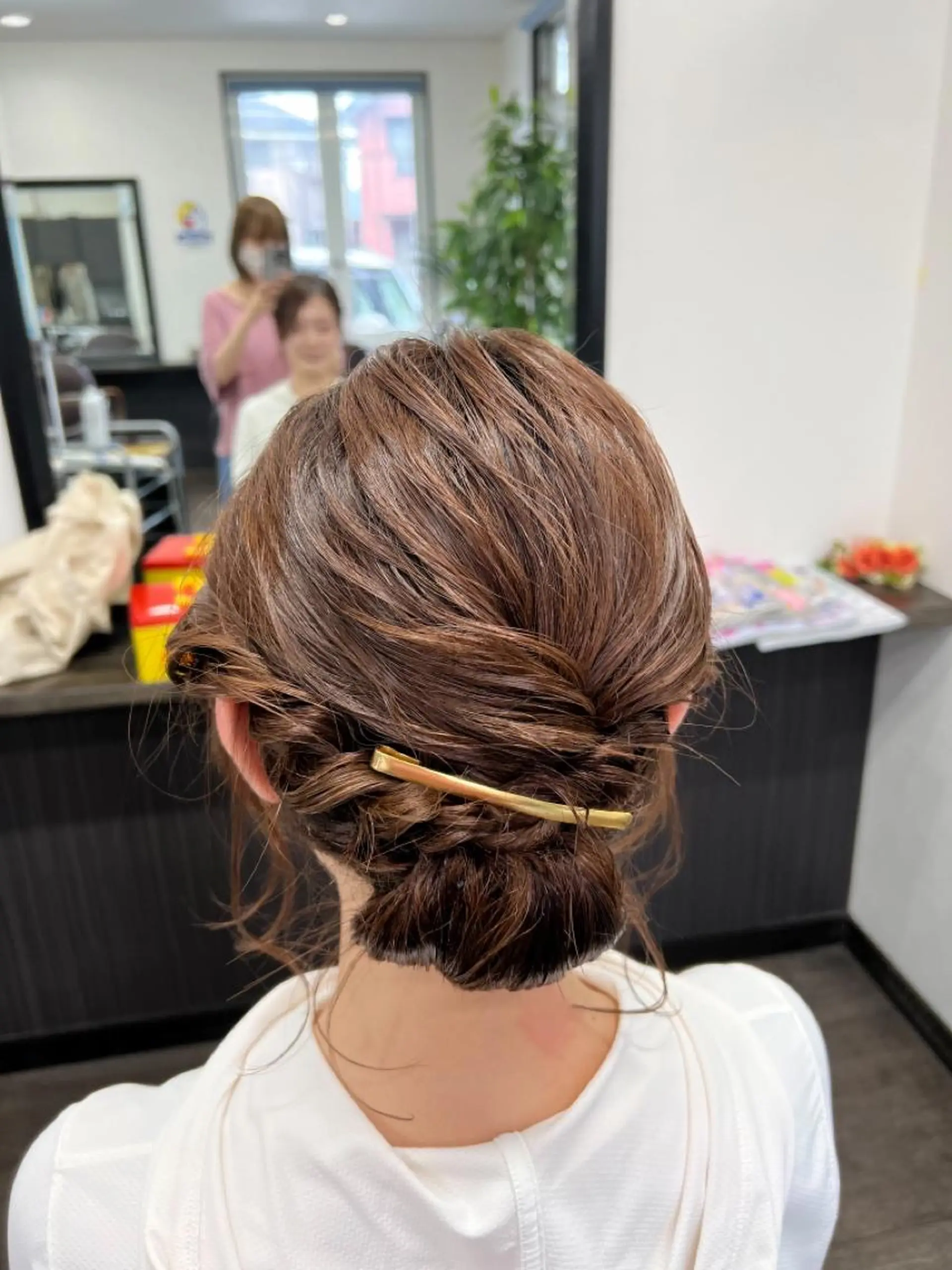 セミロング 田中 真理のヘアスタイル