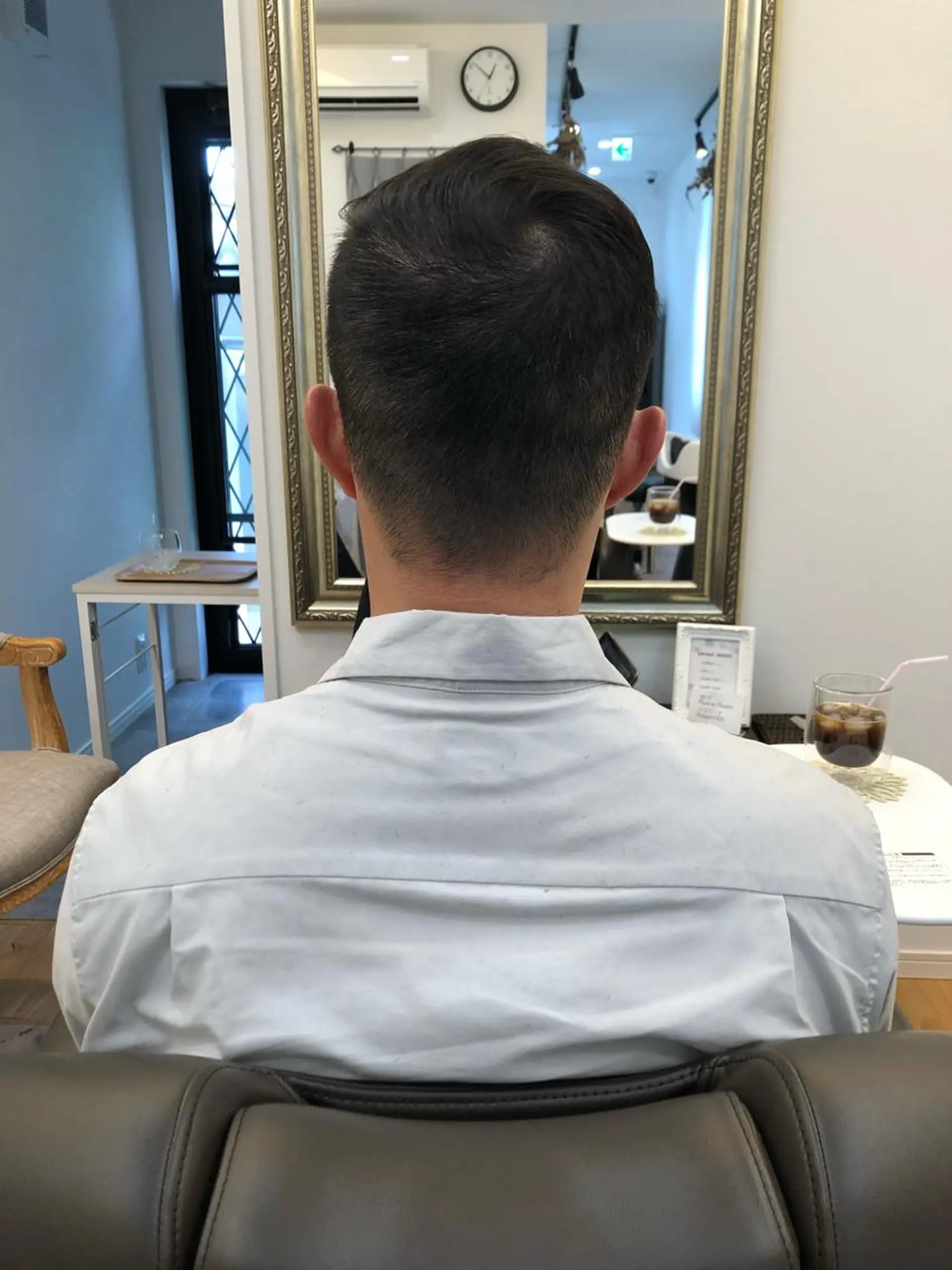 メンズ ツノガイ エリのヘアスタイル