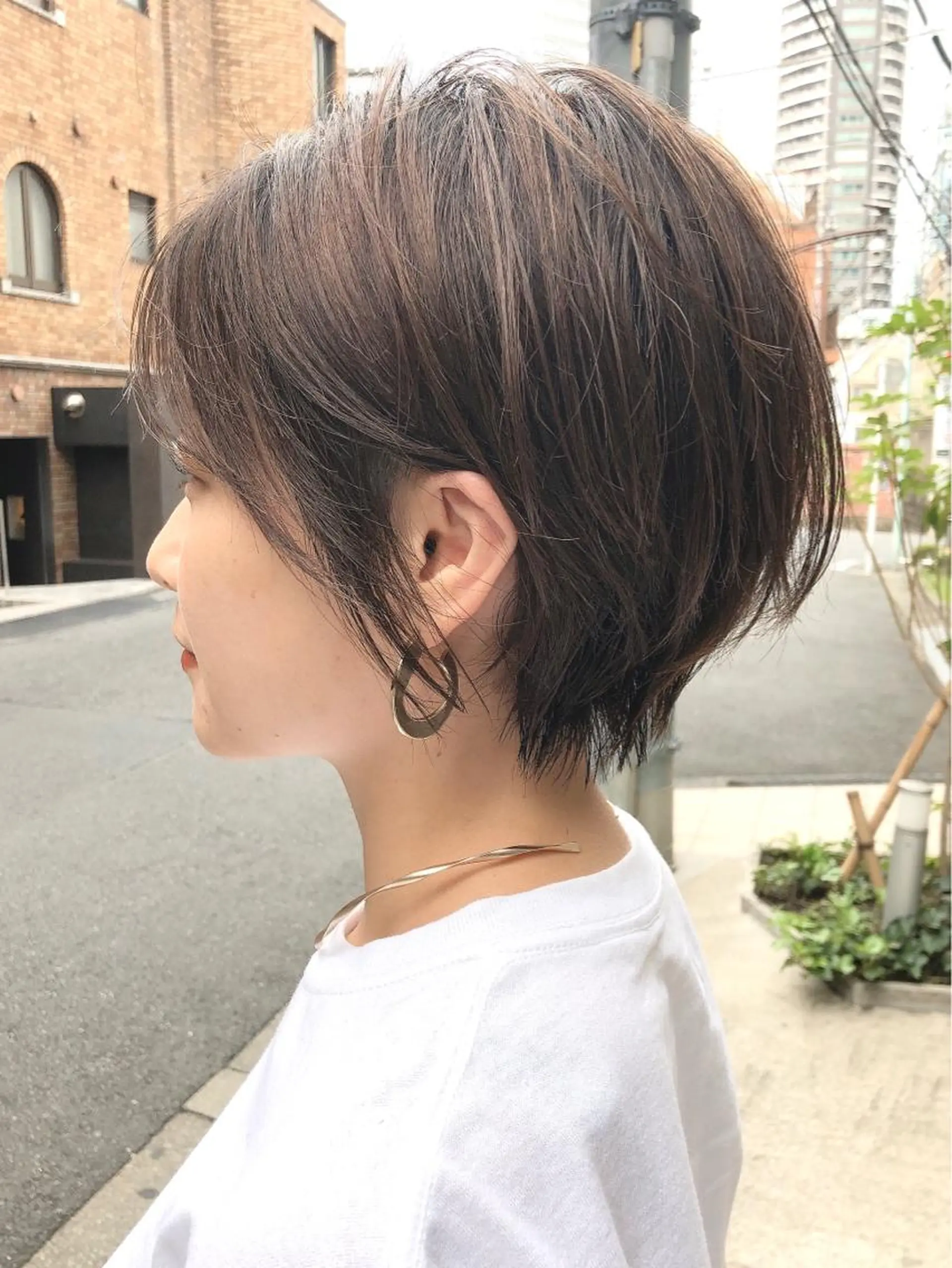 ショート ショートヘア 韓国風レイヤー ショート/犬塚 優介のヘアスタイル