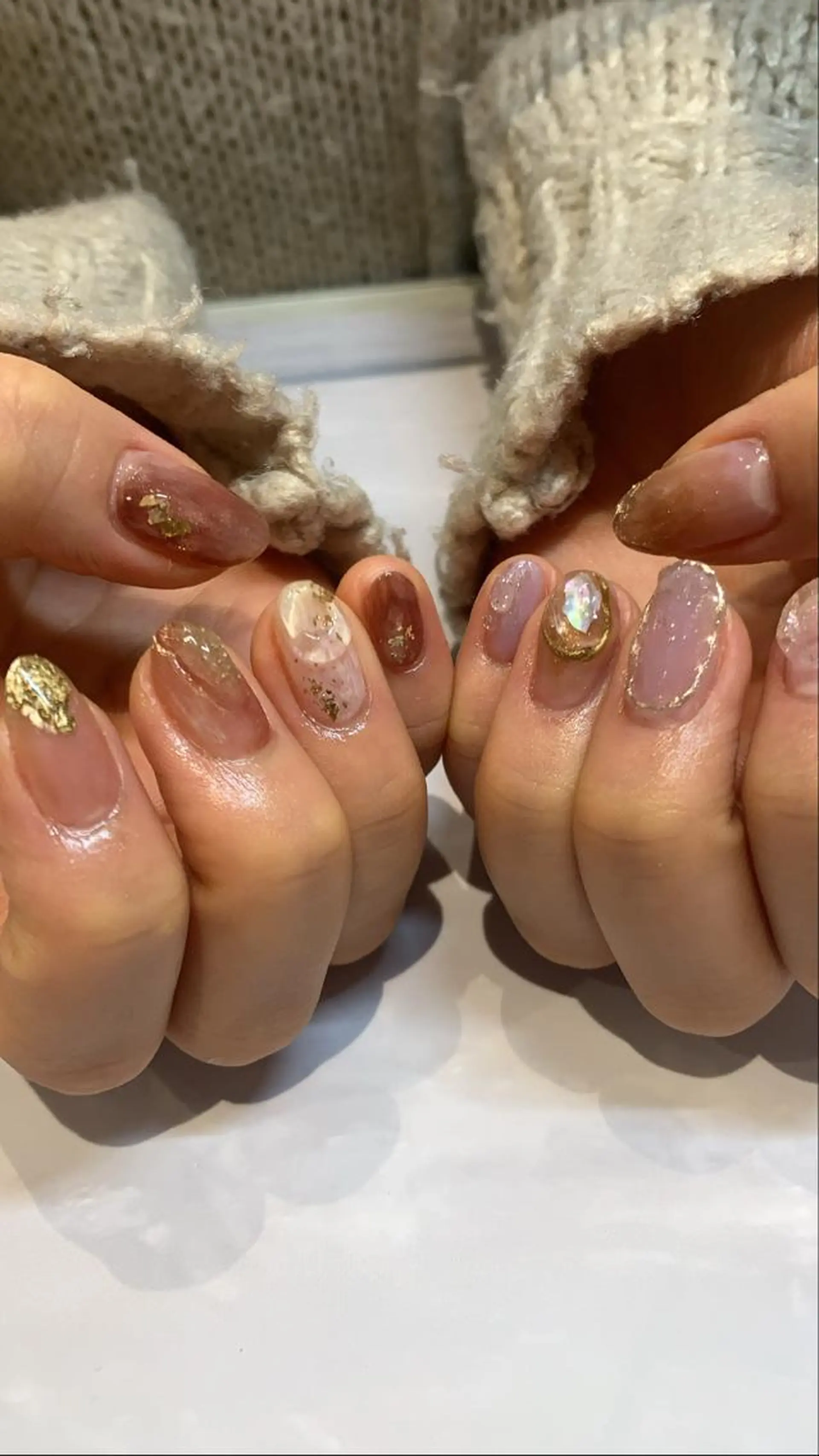 ネイル クリアネイル ニュアンスネイル nail＊ runa🌻のネイルデザイン