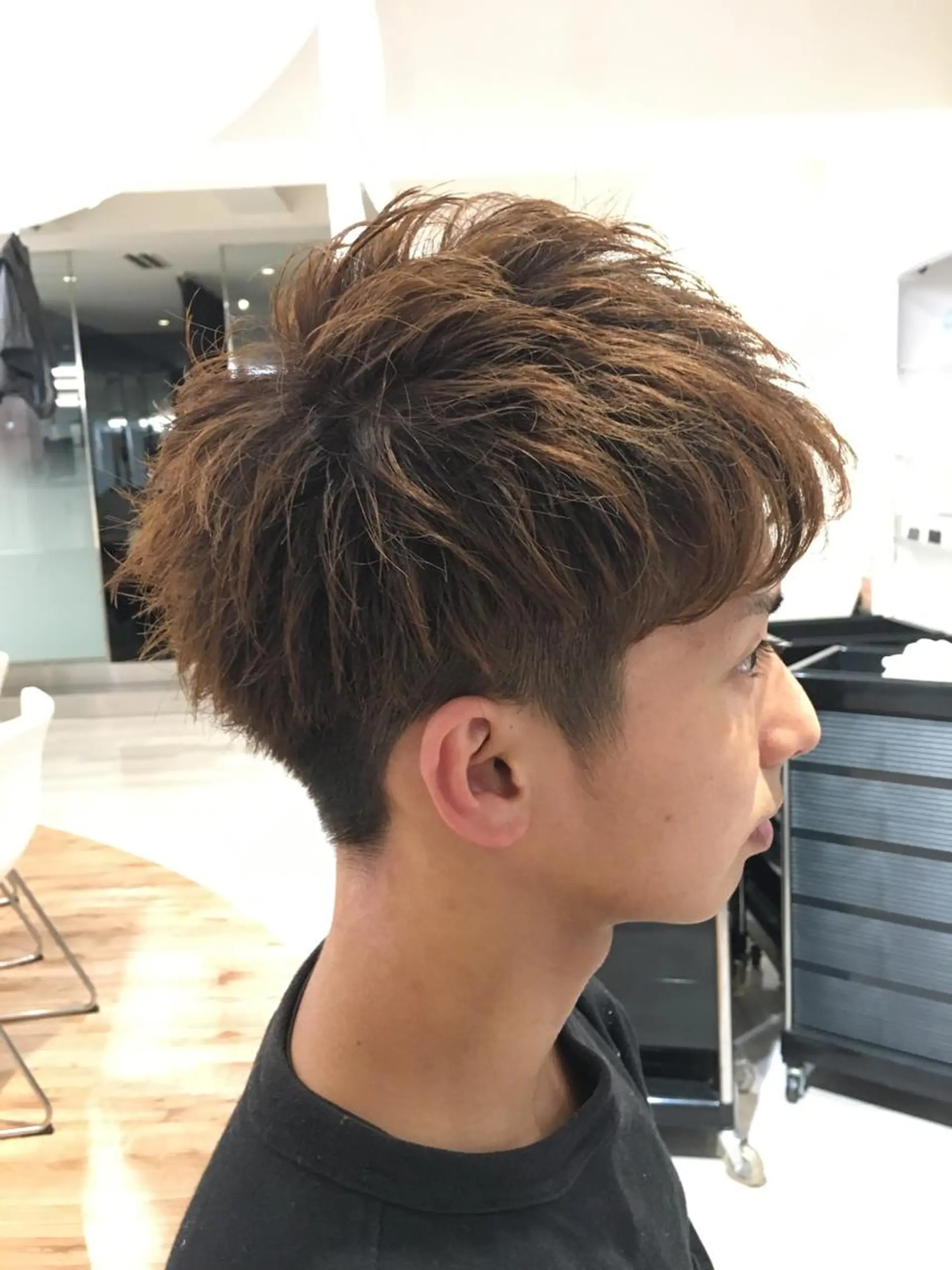 ショート メンズ 金子 富士のヘアスタイル