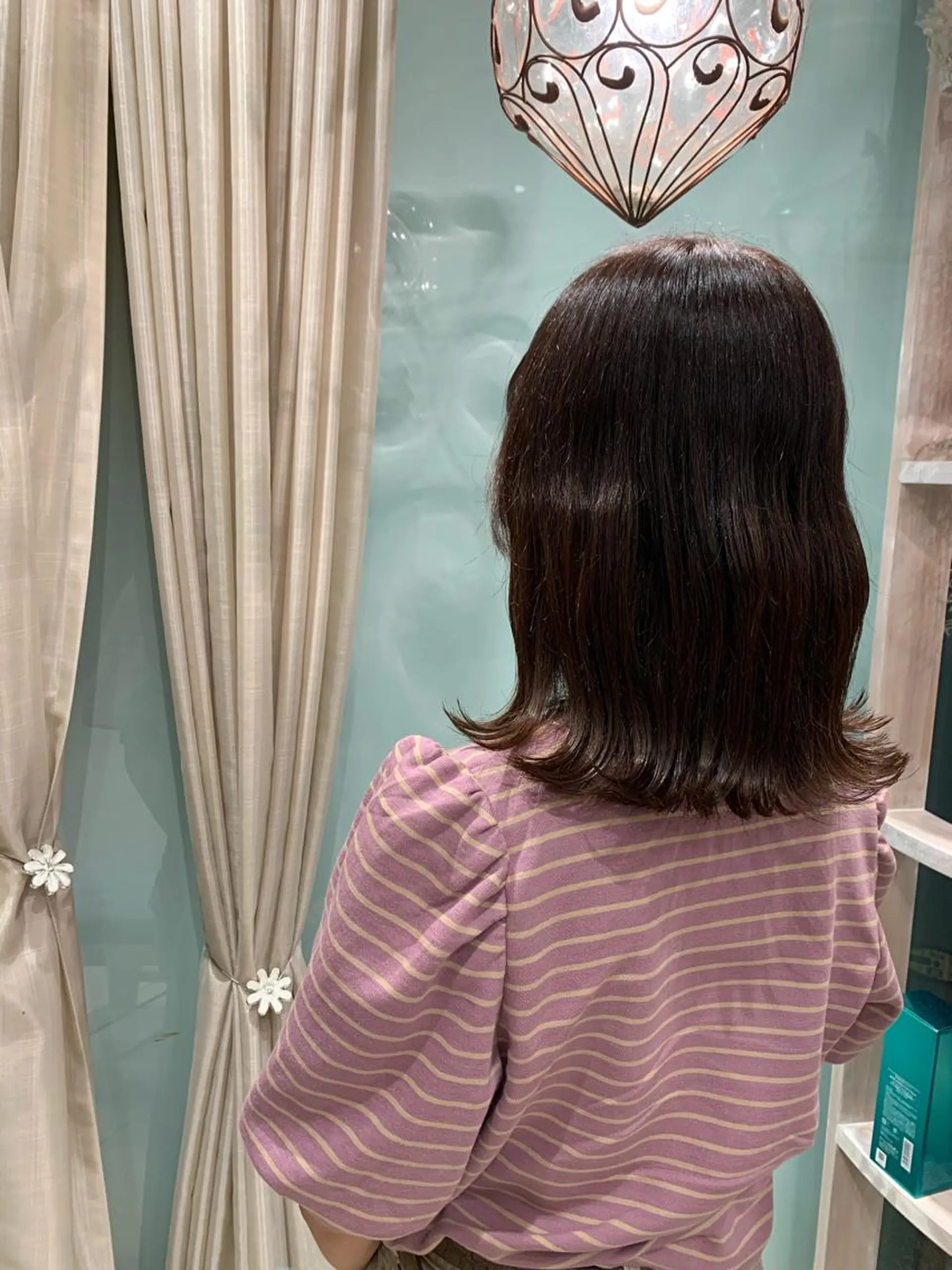 セミロング カラー 中沢梨々花 🎀透明感カラーのヘアスタイル