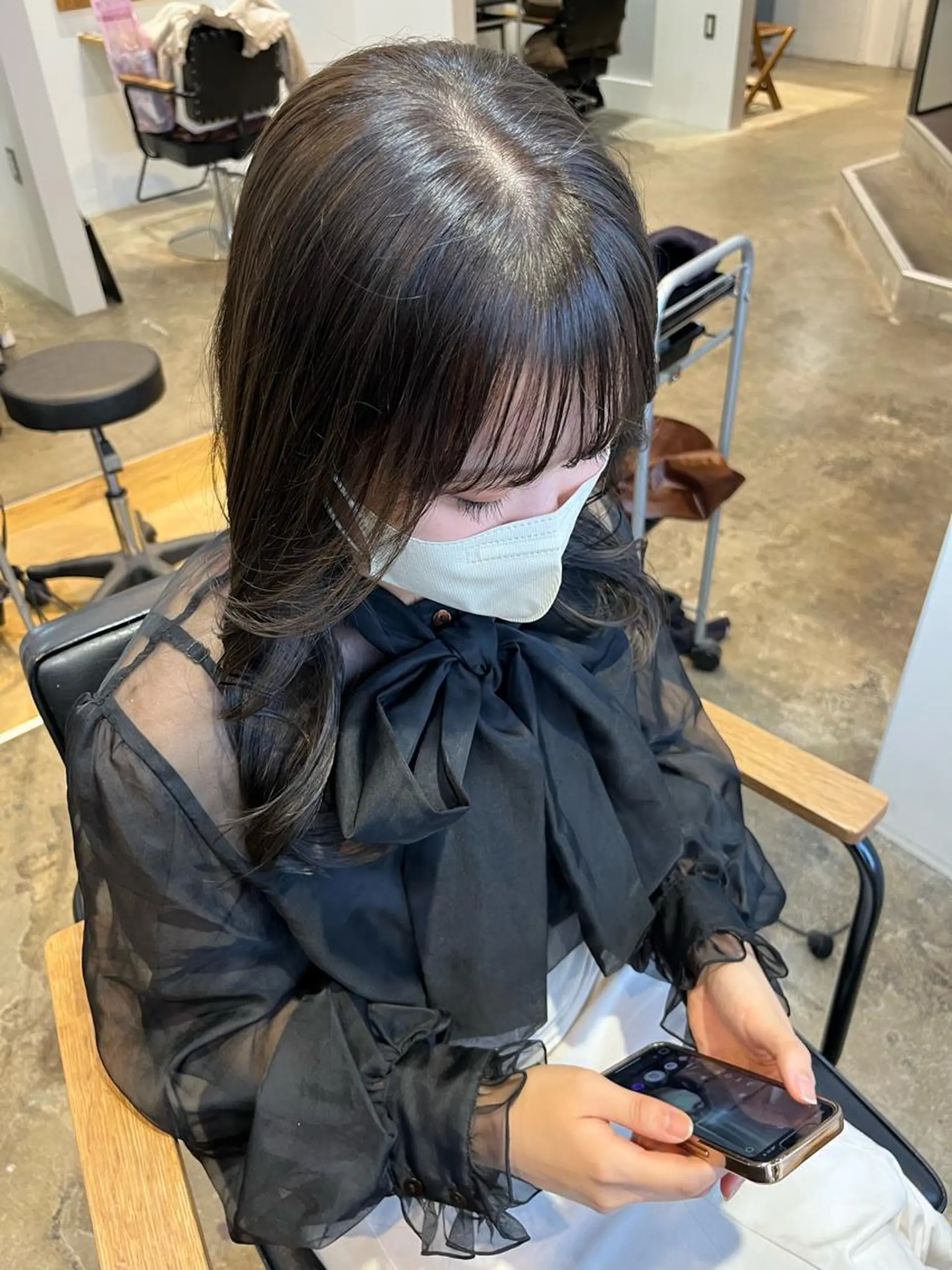 ロング hair works HELM所属・kato himariのヘアスタイル