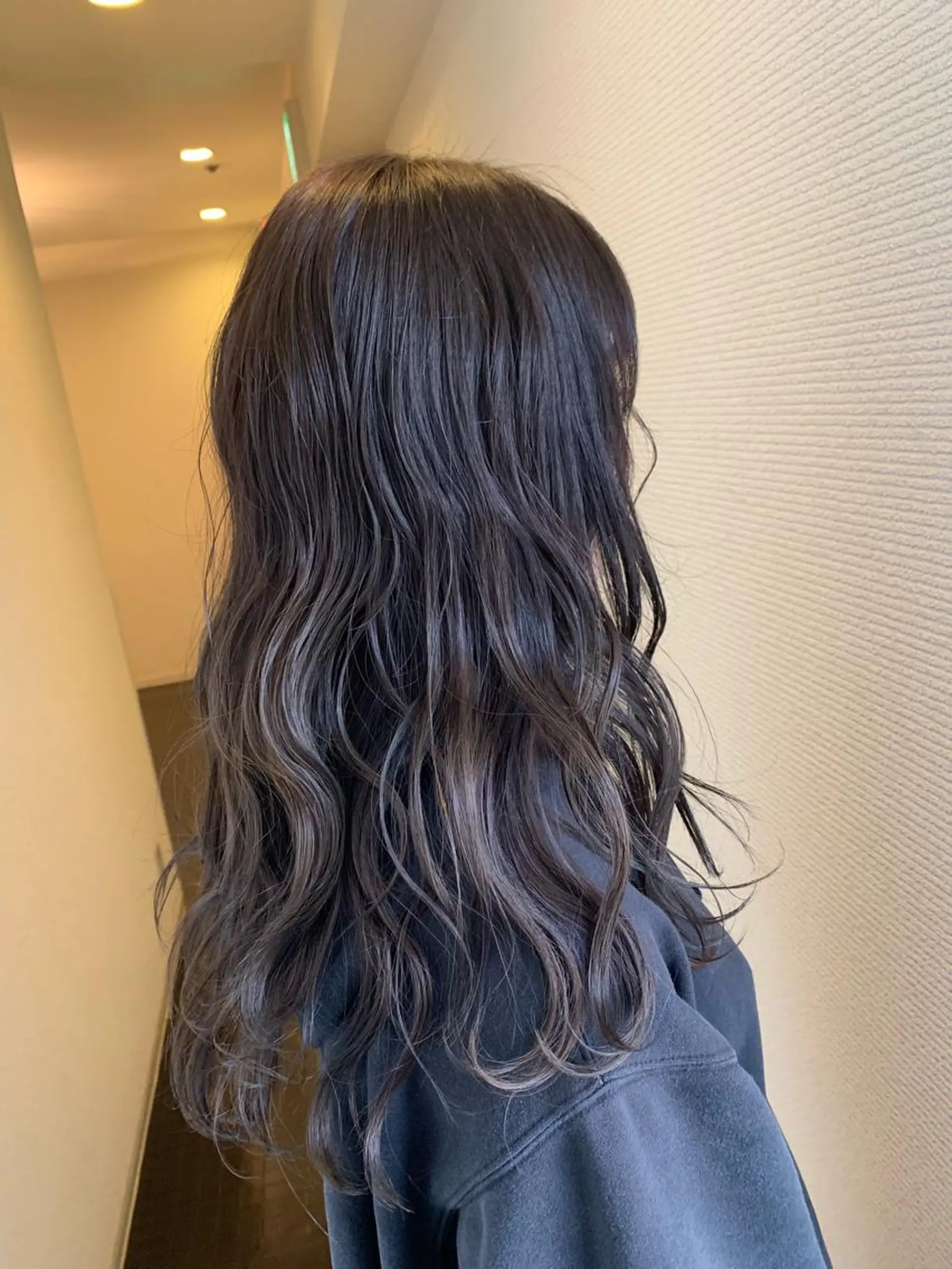 ロング ヘアカラー 韓国✖️網紅🖤 パーマYURIYAのヘアスタイル