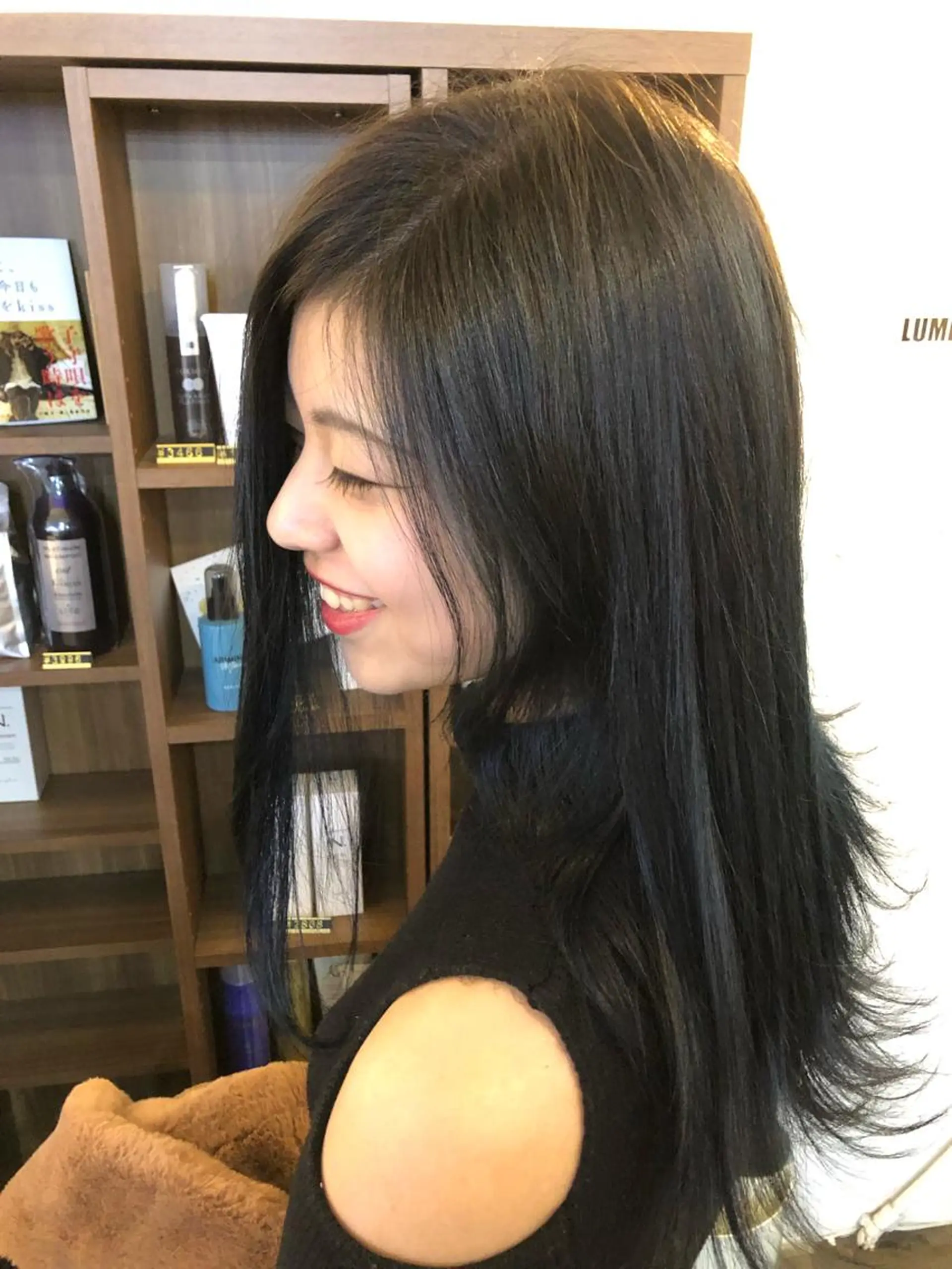ロング ヘアカラー トリートメント 吉田 典弘のヘアスタイル
