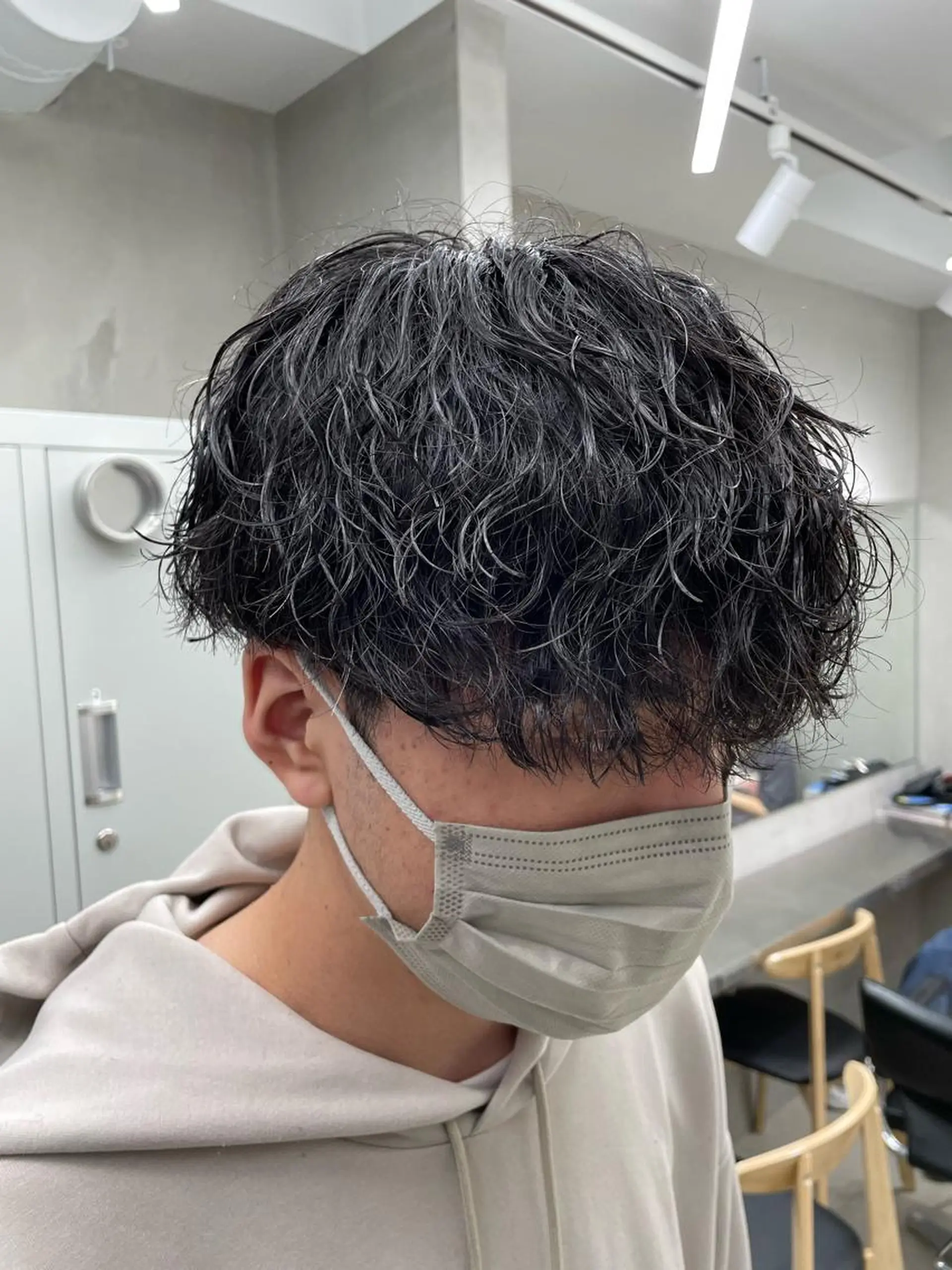 ショート パーマ メンズ メンズパーマ 波巻きパーマ SENTA✨メンズ パーマ✨fifth栄のヘアスタイル