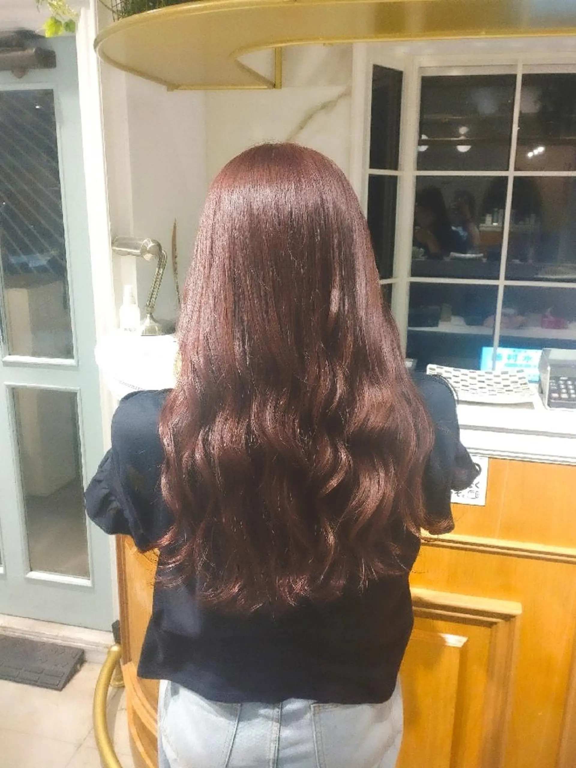 ロング カット ヘアカラー トリートメント 縮毛矯正/レイヤー 💎やまもとちひろのヘアスタイル