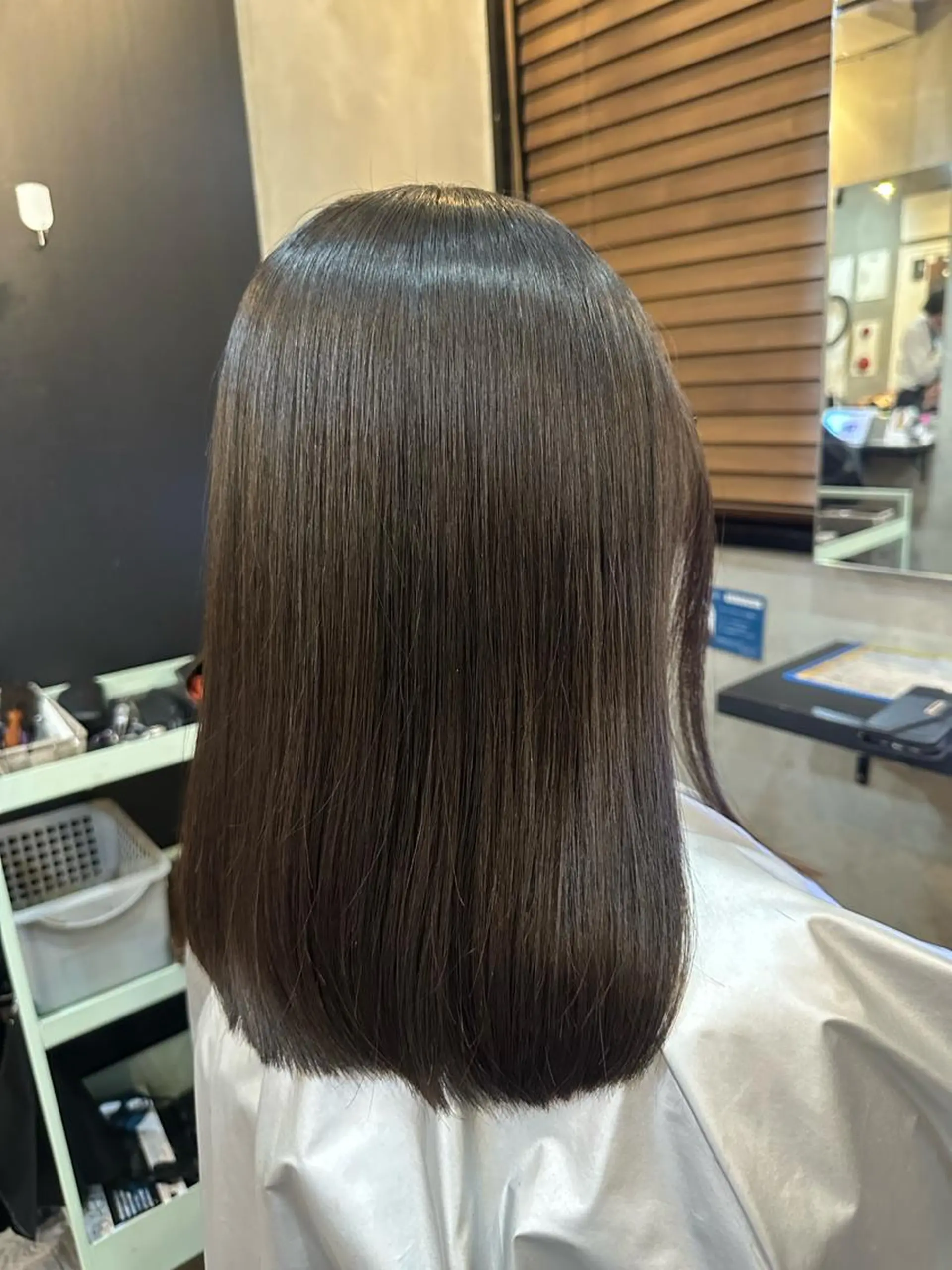 セミロング 縮毛矯正 カット 縮毛矯正 宍倉 輝信のヘアスタイル