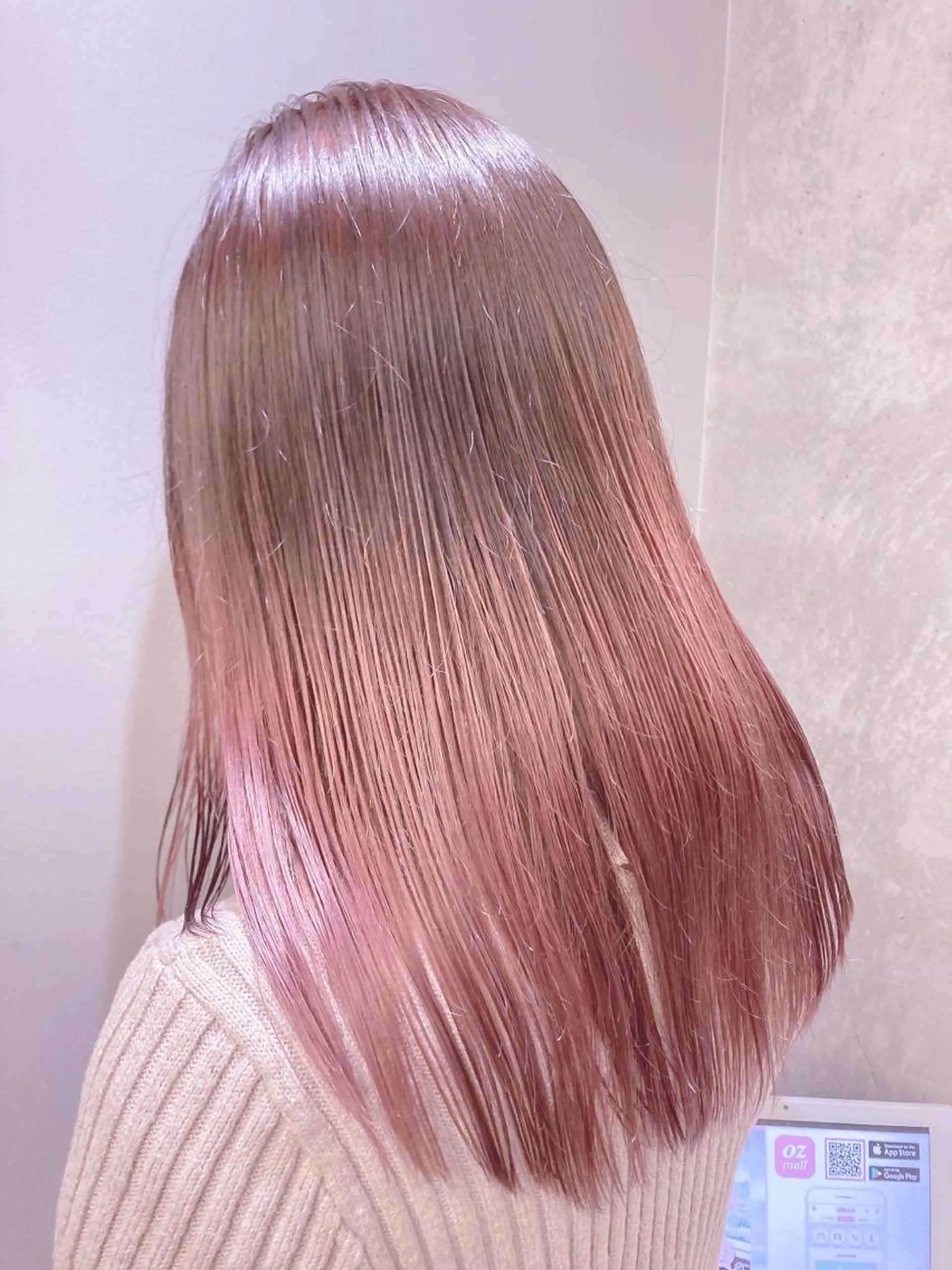 ロング カラー ハイトーンカラー ✨美髪矯正×髪質改善 🍎カイト🍎渋谷のヘアスタイル