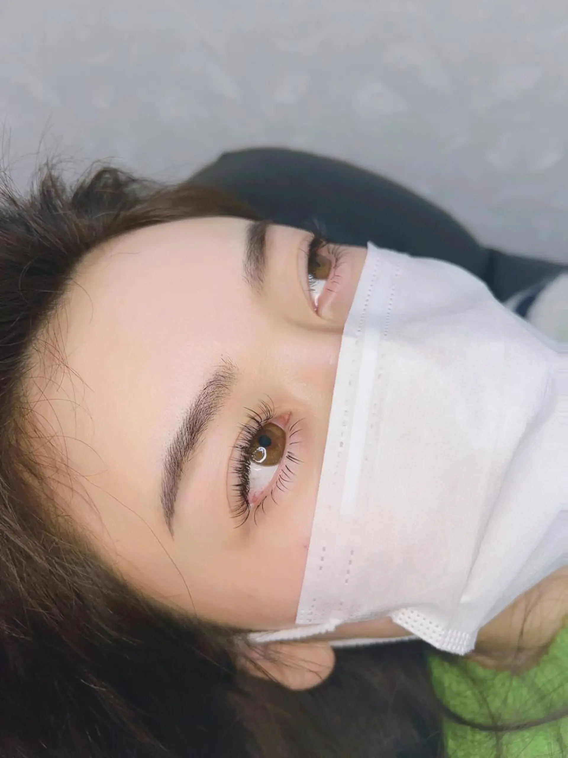 マツエク・マツパ 付け放題 フラットラッシュ Aranasalon Kasumi🌸のマツエク・マツパデザイン