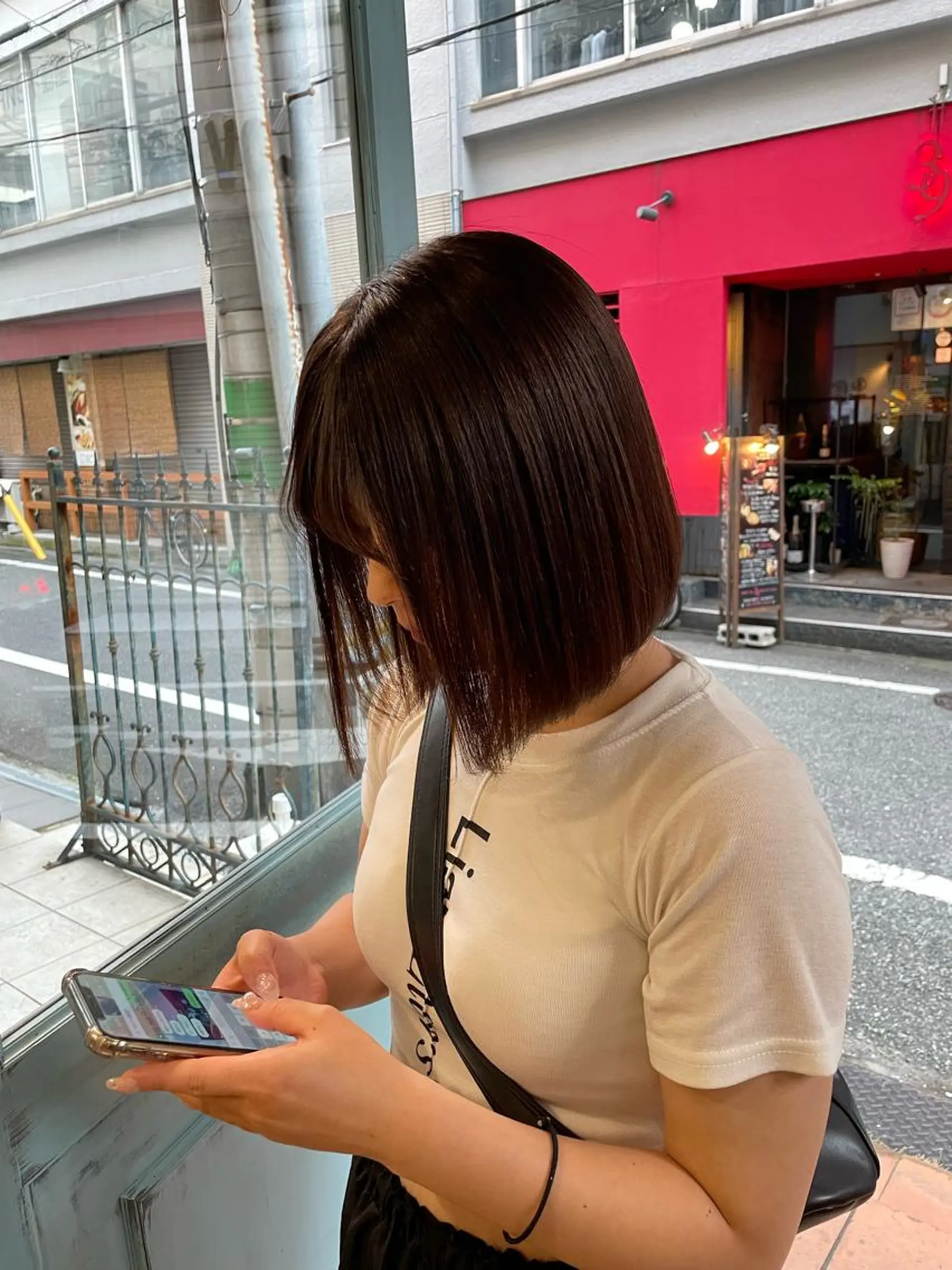 ミディアム ボブ 稲本麻衣 【韓国ヘア】のヘアスタイル