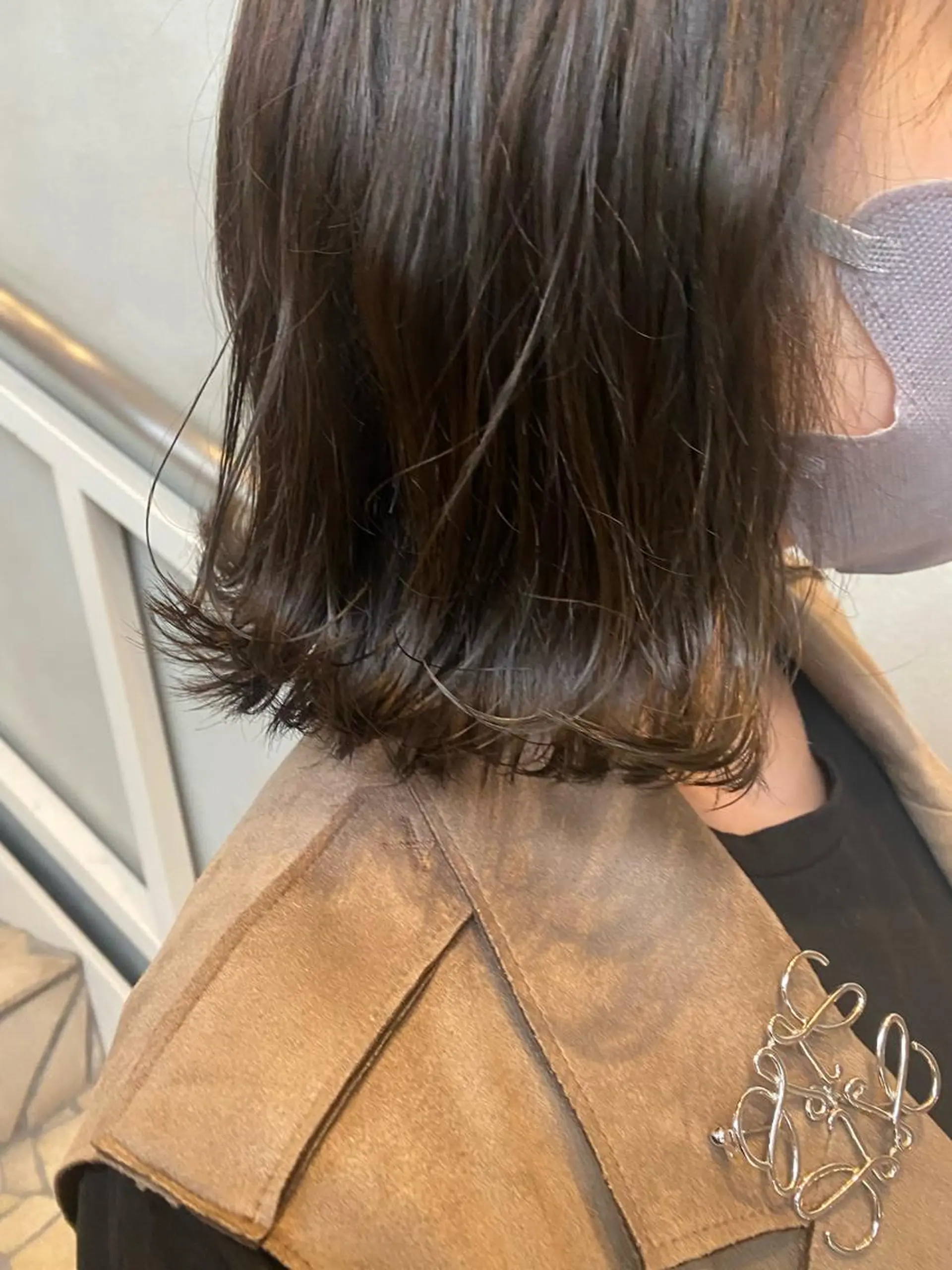 ミディアム 艶カラー　宮﨑 蒼のヘアスタイル