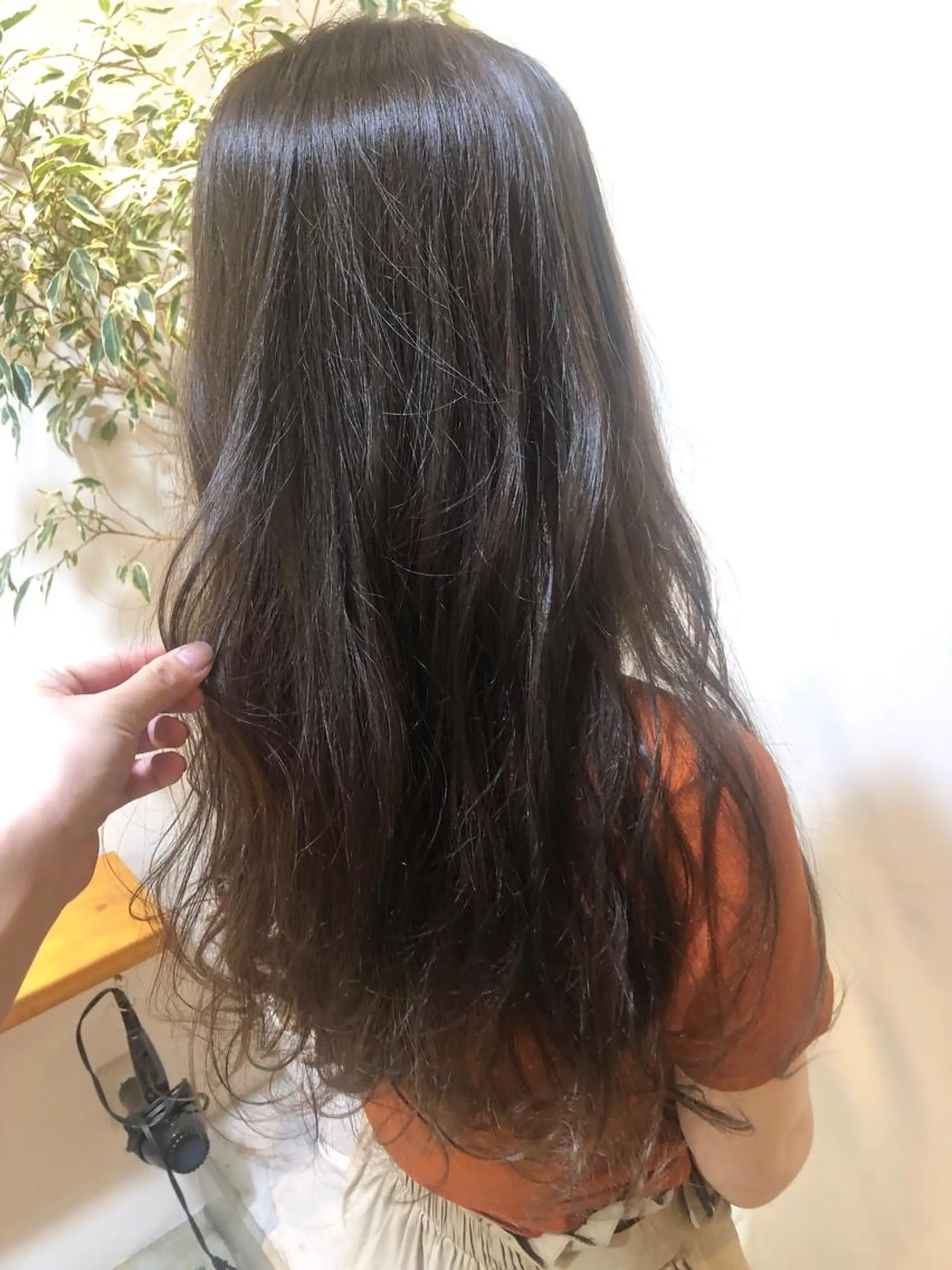 ロング カラー MIOベージュカラー 柔らかいカラーのヘアスタイル