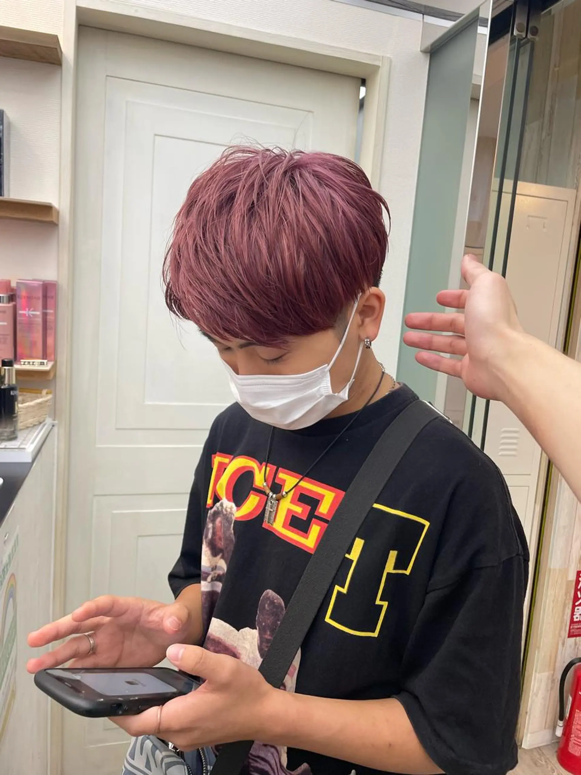 ショート カラー メンズ カット ヘアカラー HIKARU副店長/ ✨️髪質改善のヘアスタイル