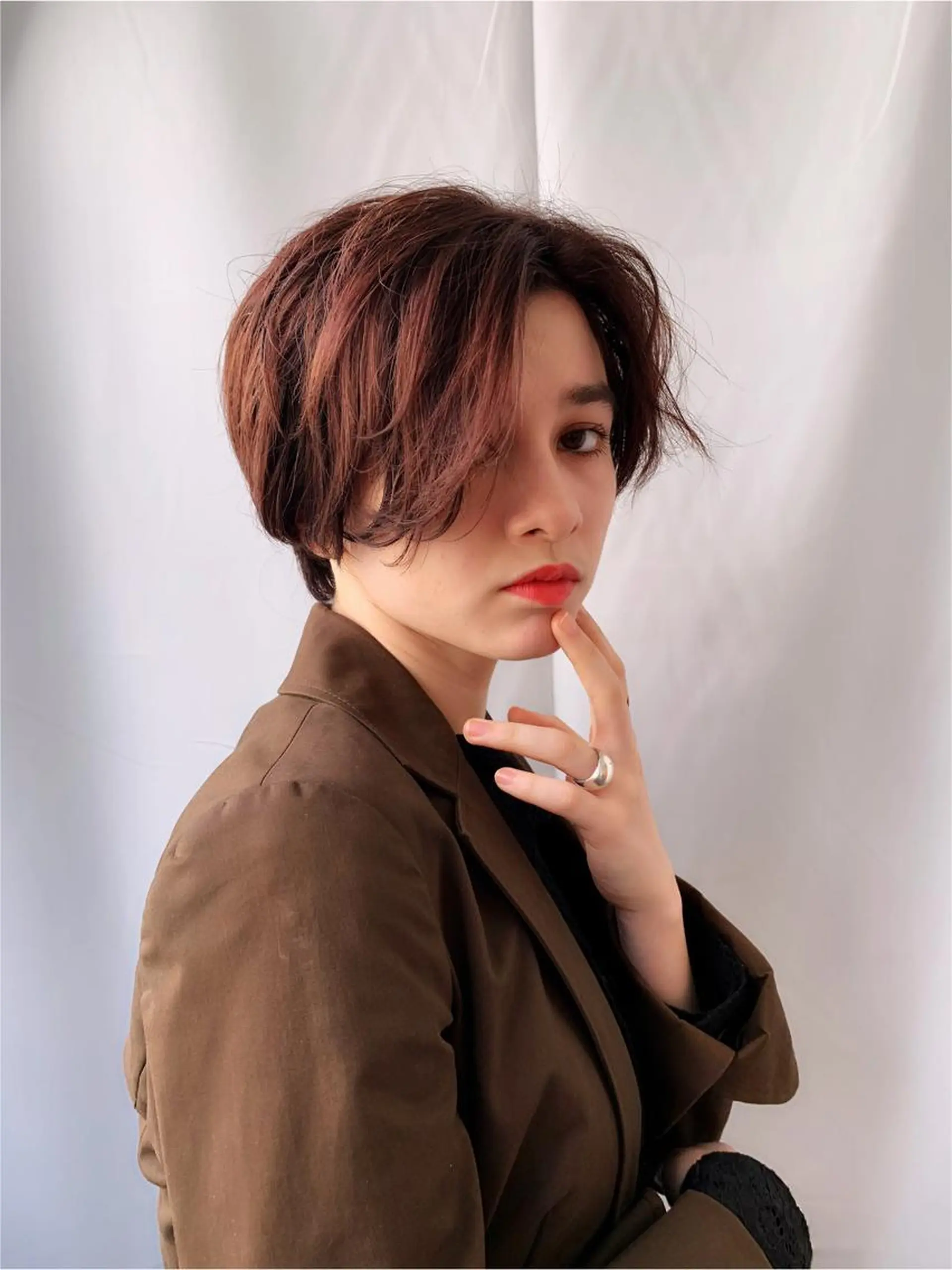 ショート カラー ハンサムショート ショートヘア tension 【テンション】のヘアスタイル