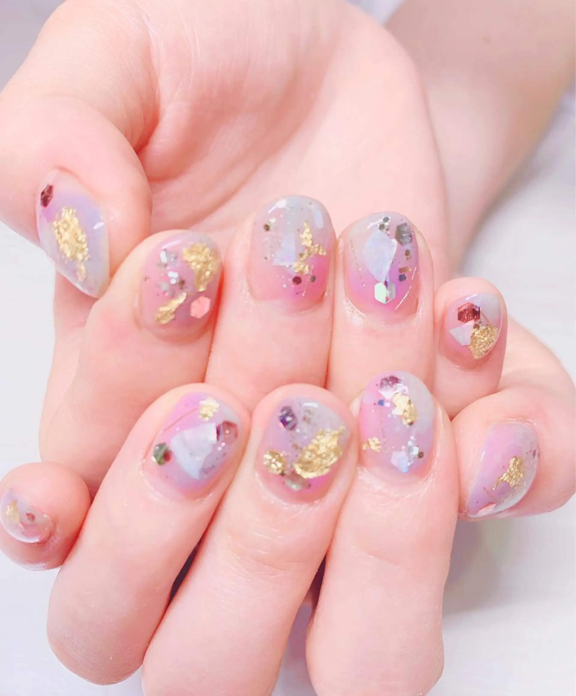 カラー ネイル ハンドネイル Cozy_ ilumのネイルデザイン