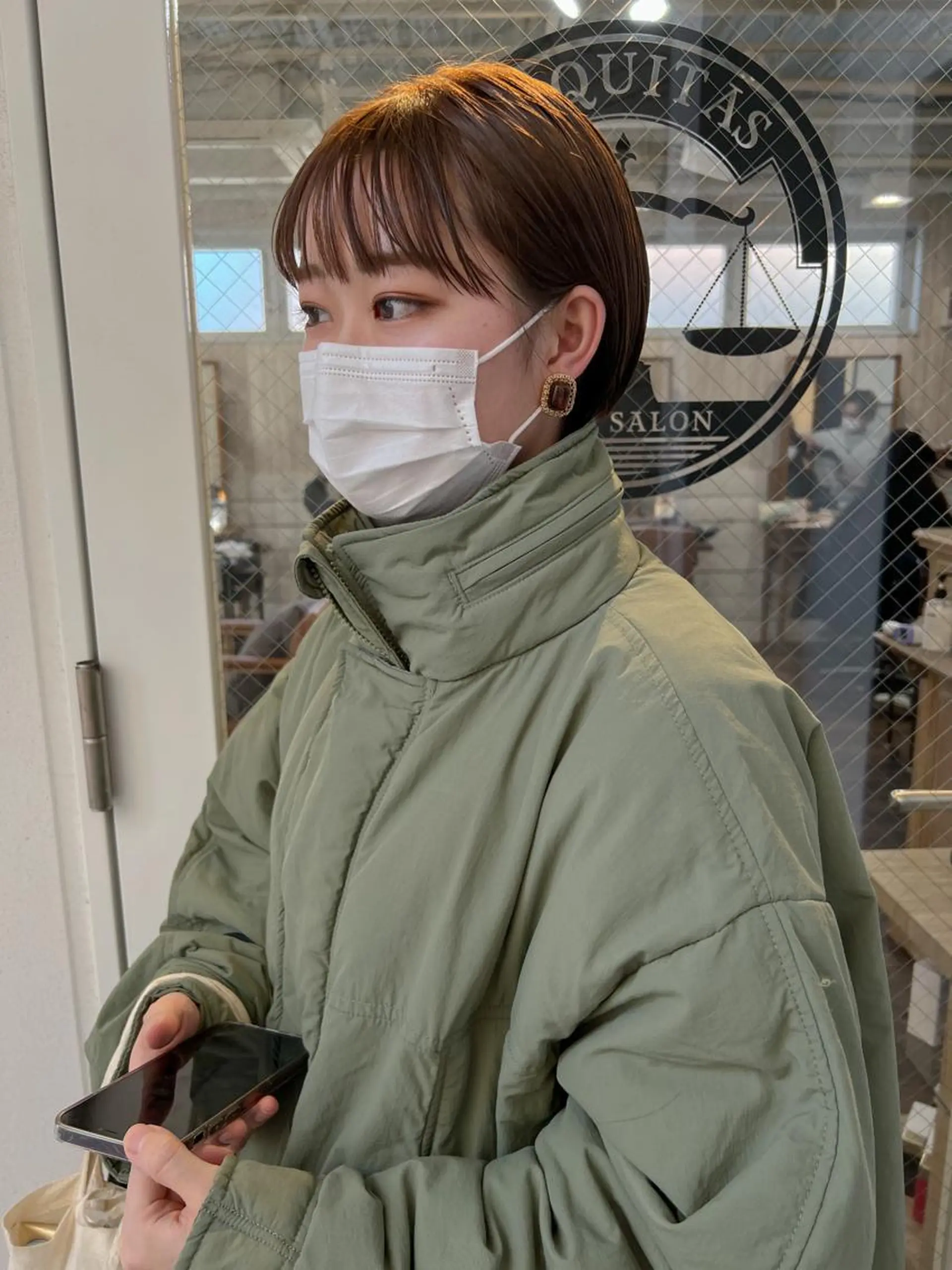 ショート カラー ショートボブ ベージュカラー 透明感カラー グレージュ ハイトーンカラー 蔵前 デザインカット KOBAYASHIのその他イメージ